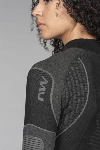 Lange Mouw Baselayer Northwave Revolution Hoge Hals Zwart Unisex 4/7