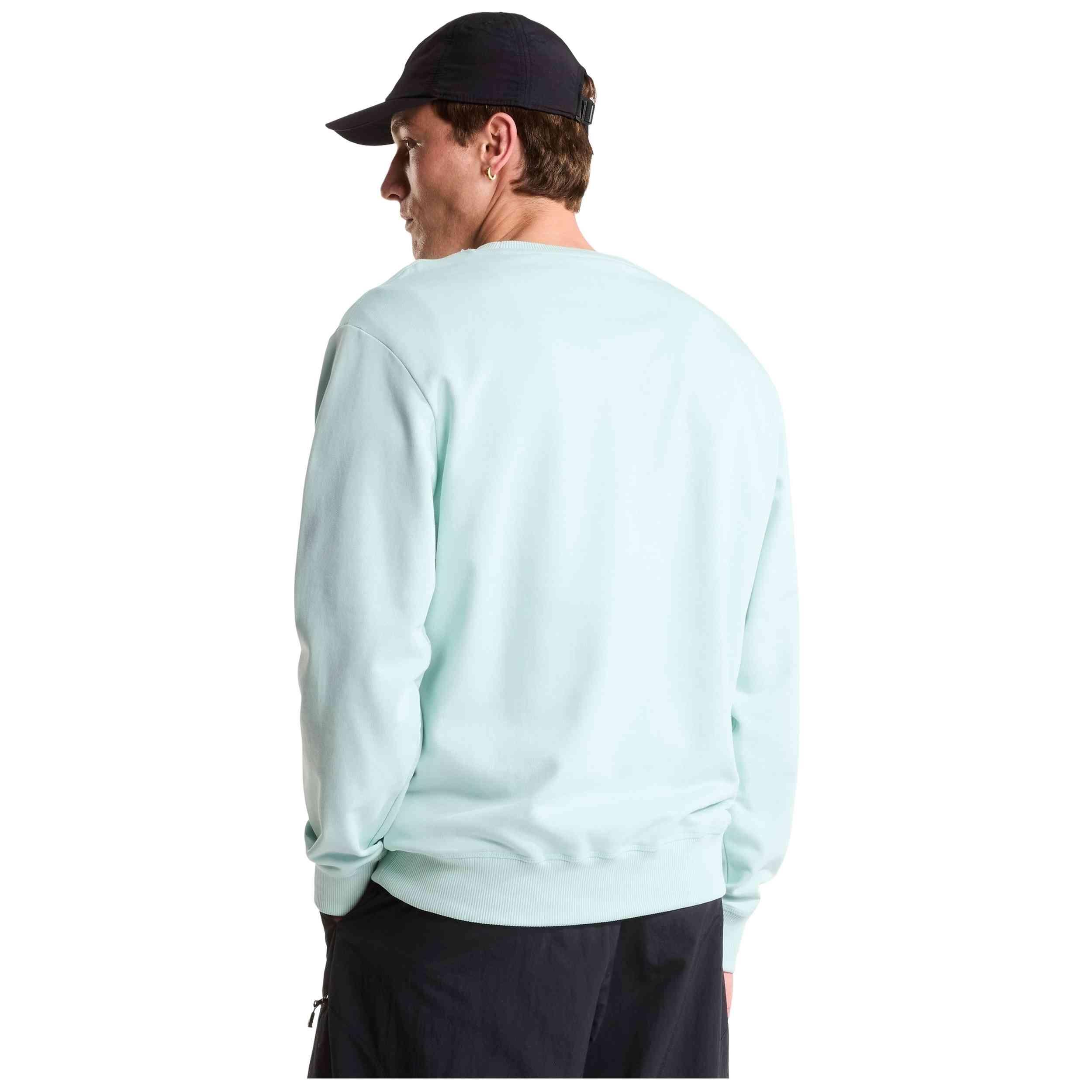 Sweat The north face modèle U ESSENTIAL LIGHT RELAXED CREW Opal Frost pour homme 3/5