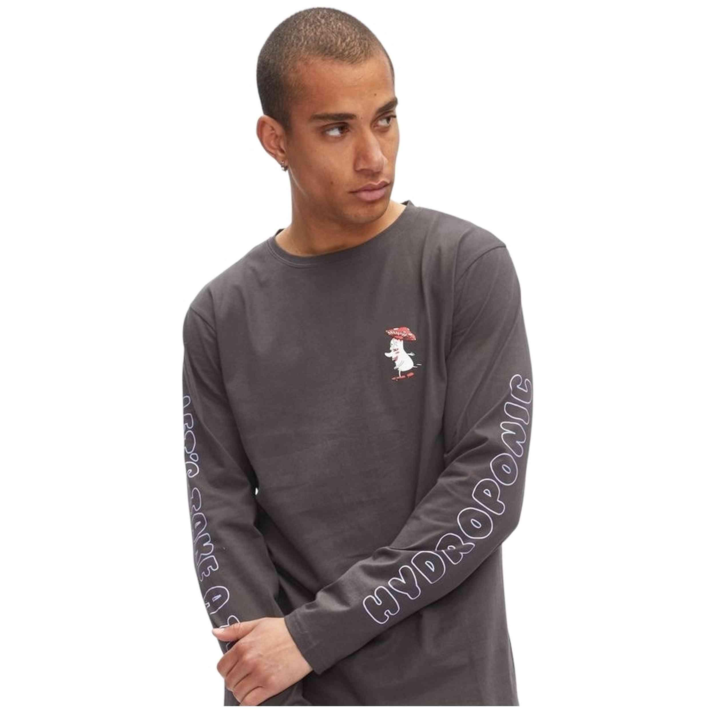 Sweater Hydroponic model Mushroom Charcoal voor mannen 5/5