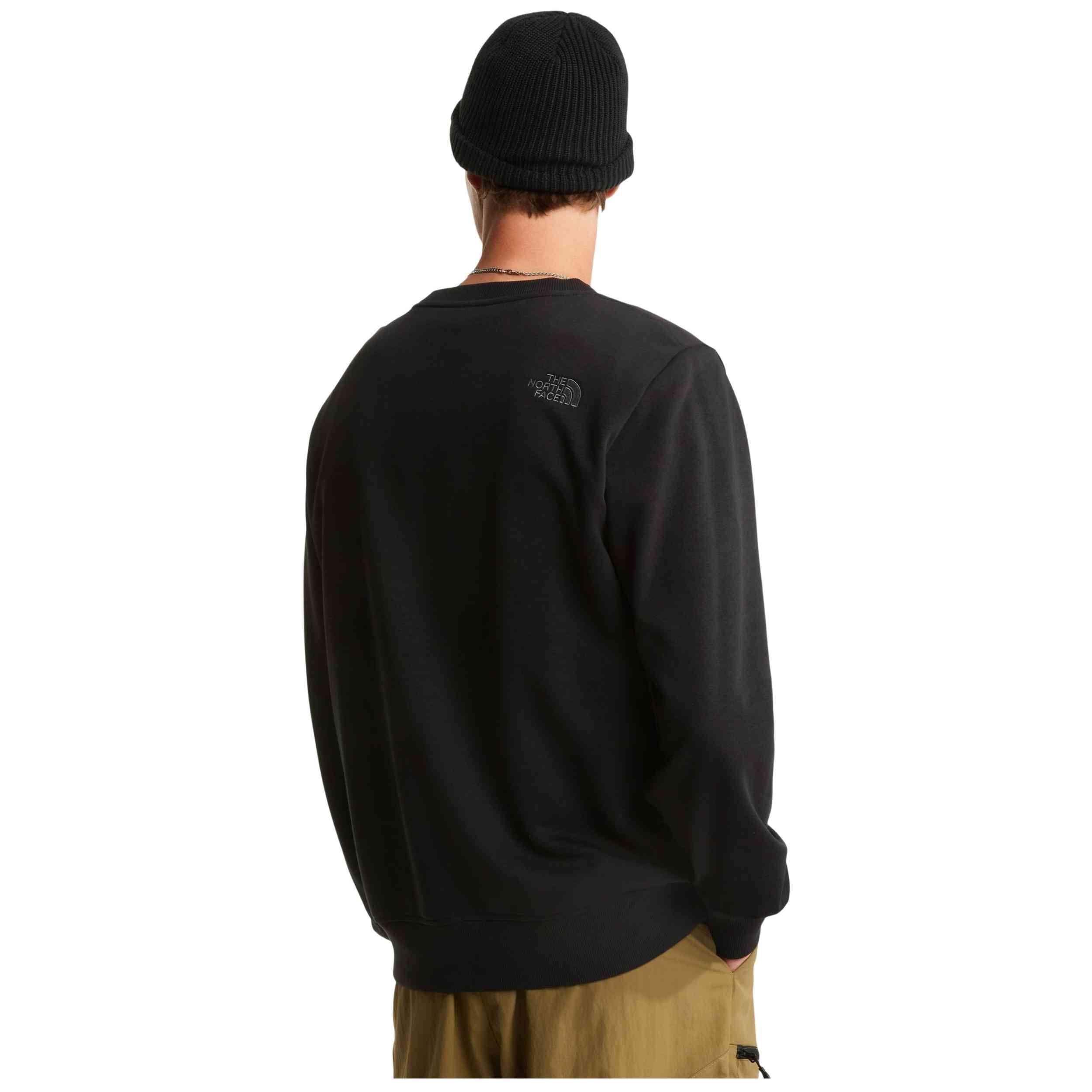 Sweater The north face model M DREW PEAK LIGHT REGULAR CREW TNF BLAC voor mannen 5/5