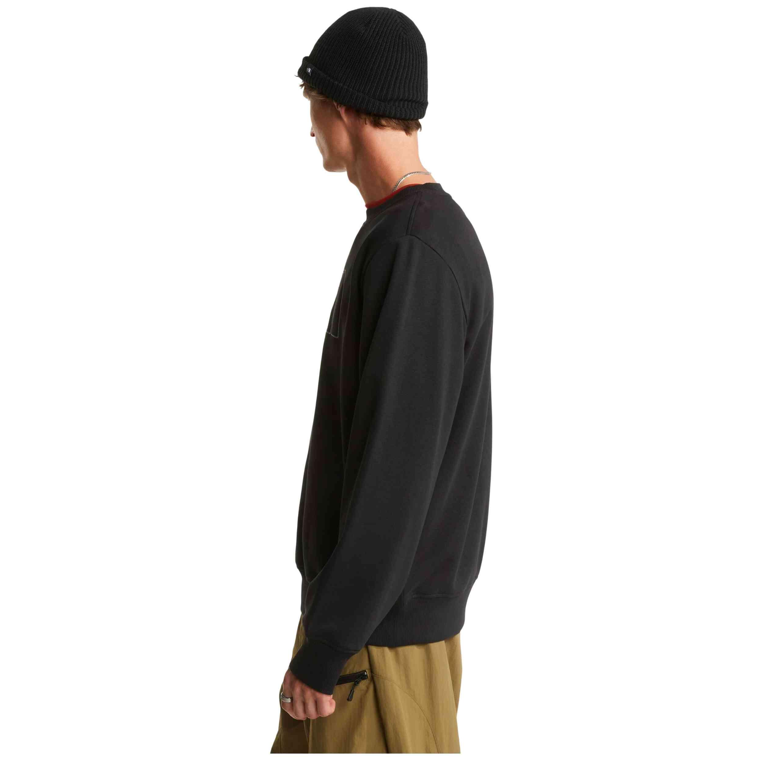 Sweater The north face model M DREW PEAK LIGHT REGULAR CREW TNF BLAC voor mannen 4/5