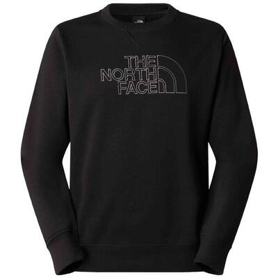 Sweater the north face model m drew peak light regular crew tnf blac voor mannen