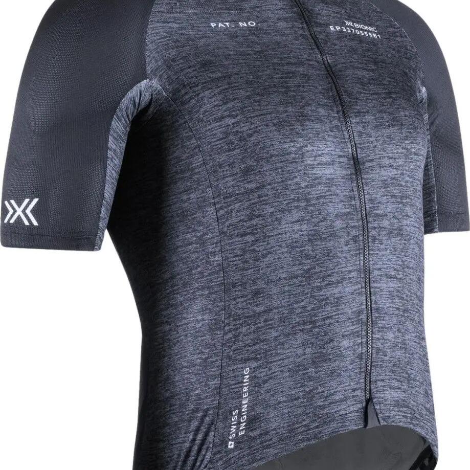 X-Bionic Corefusion Endurance Merino Short Sleeve Jersey Black Grey Men's