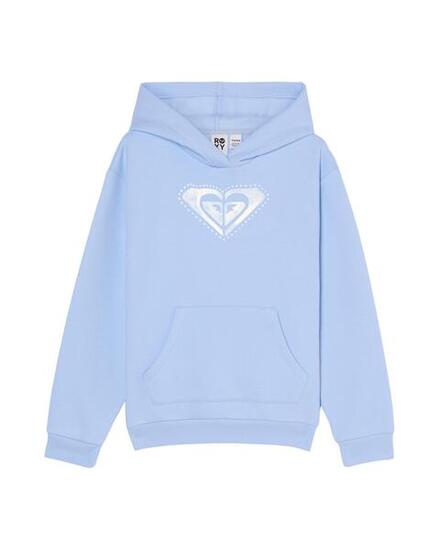 Sweat capuche SURF FEELING BRUSHED Bleu Fille