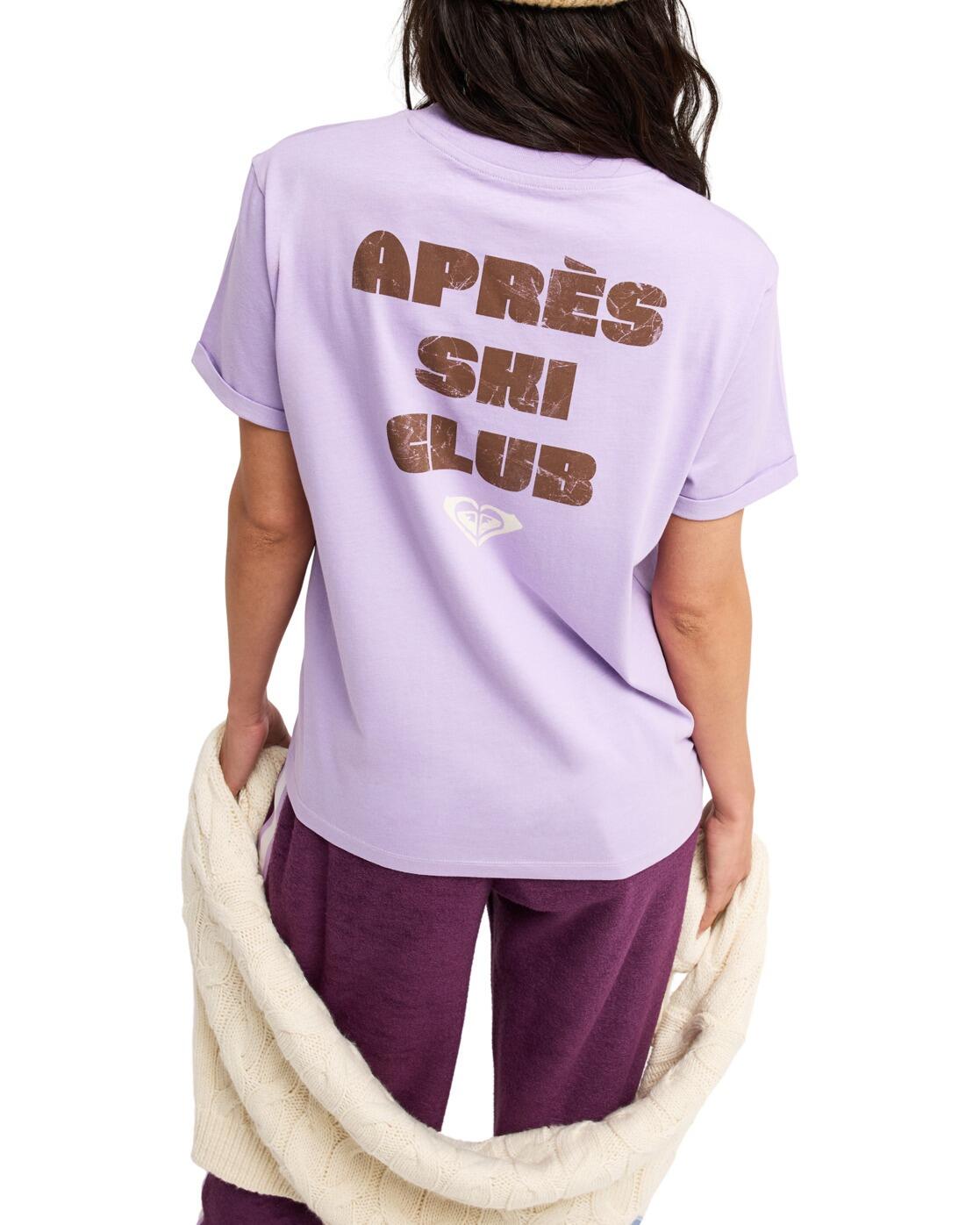 Camiseta de manga corta OCEANREGULAR POSTER Morado Mujer 2/4