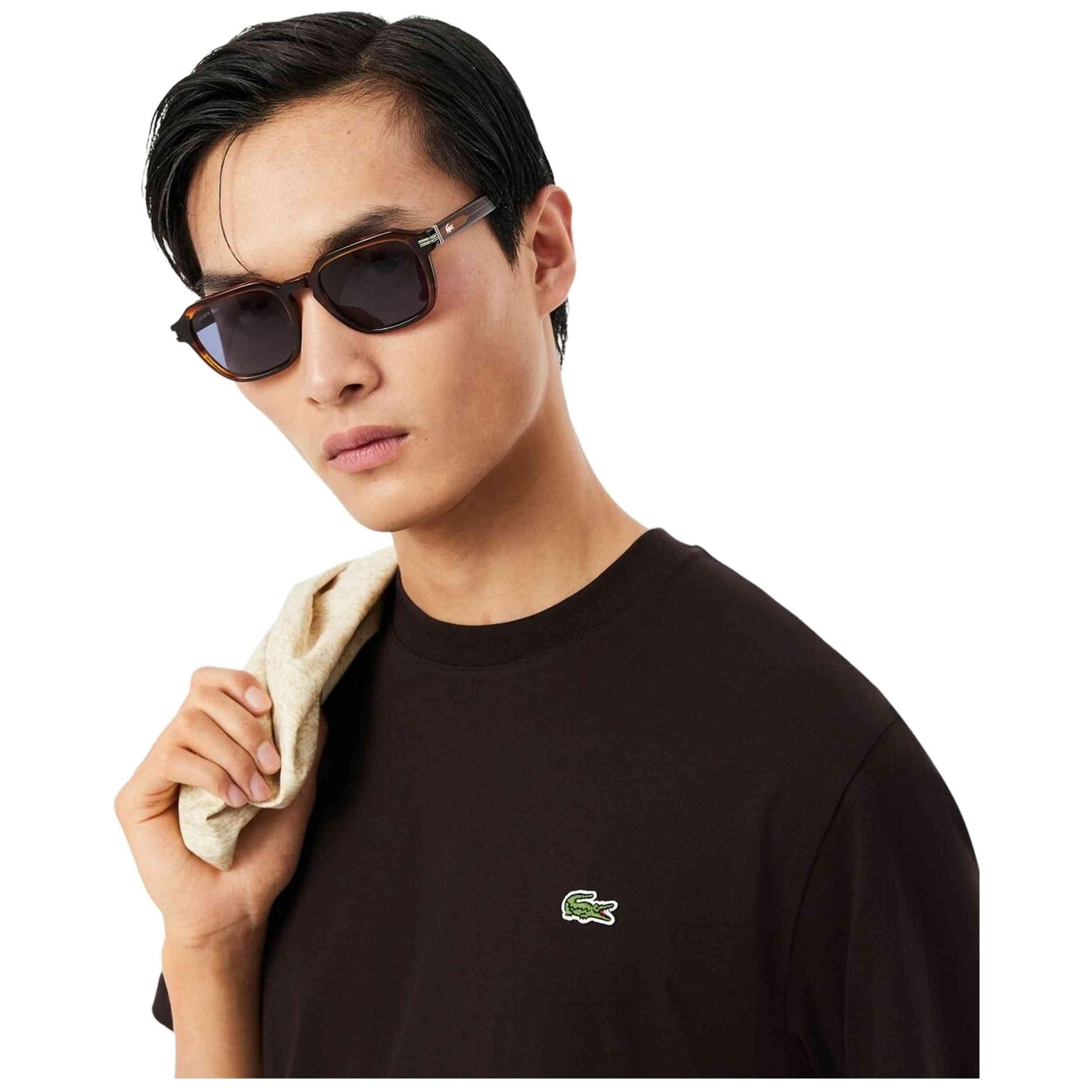 Kurzarmshirt Lacoste Modell TH7318 00 3LA-XS für männer 3/5