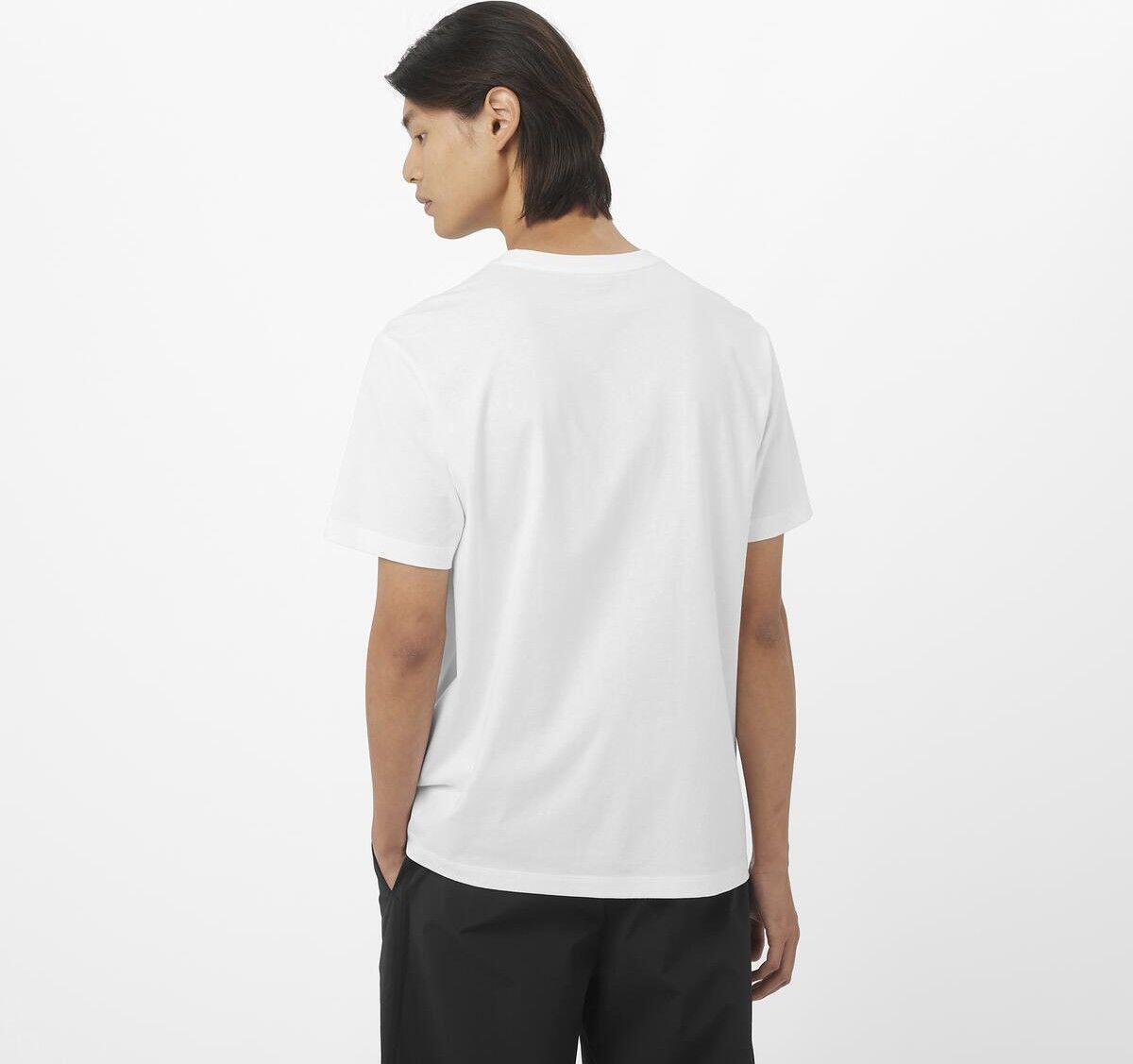 T-shirt manches courtes Salomon Logo Blanc Homme 2/4