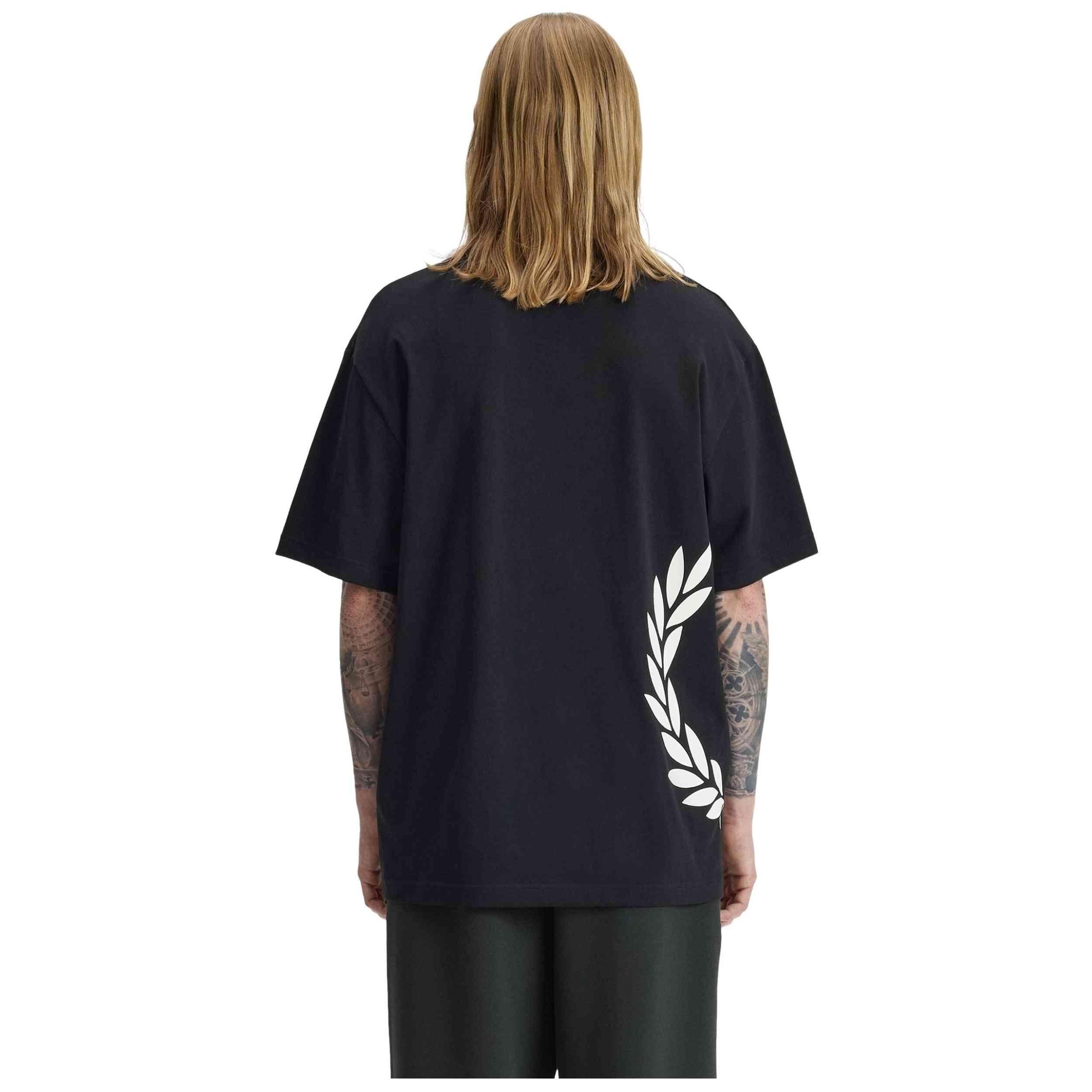 T-shirt met korte mouwen Fred perry model Textured Laurel Wreath T-S voor mannen 2/5