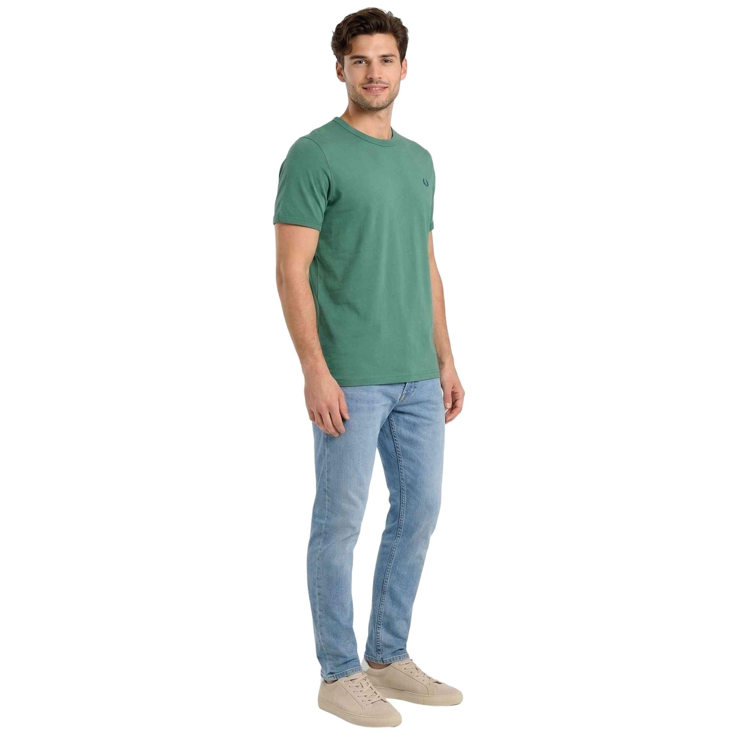Maglia a maniche corte Fred perry modello Twin Tipped T-Shirt per uomini 2/5