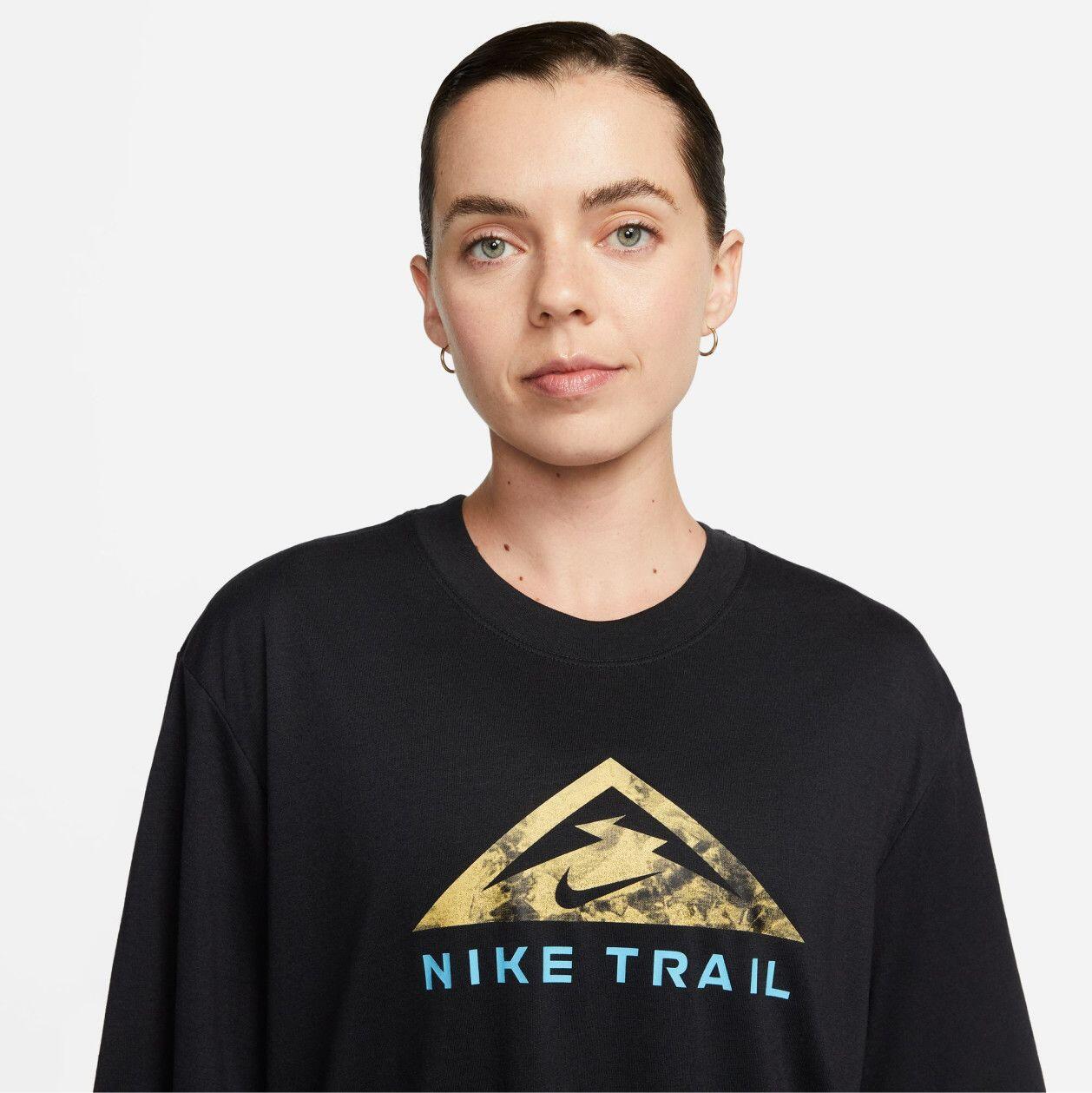 Nike Dri-Fit Trail T-Shirt Damen Schwarz 3/6