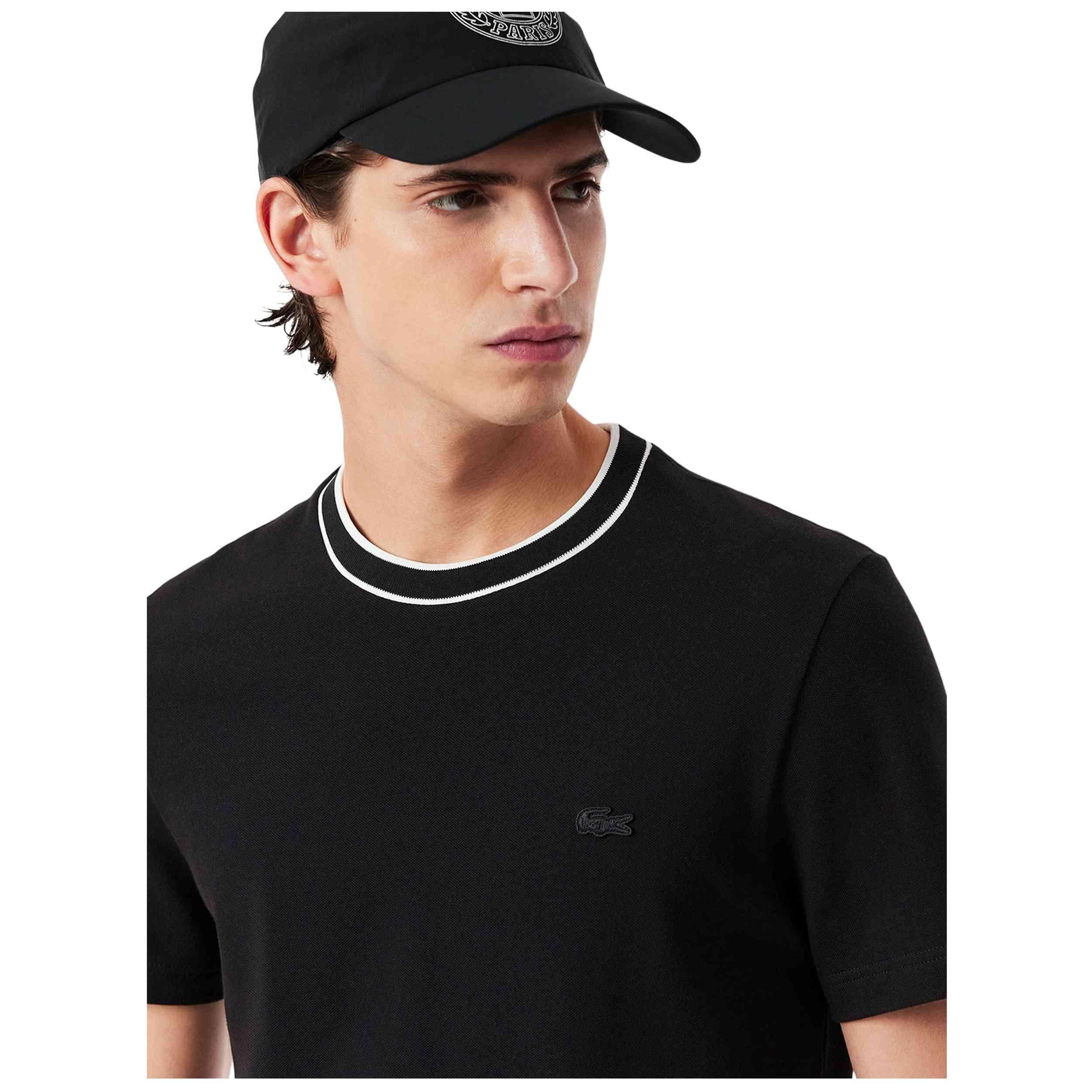 T-shirt Lacoste modèle TH8174-031-XS pour homme 3/4