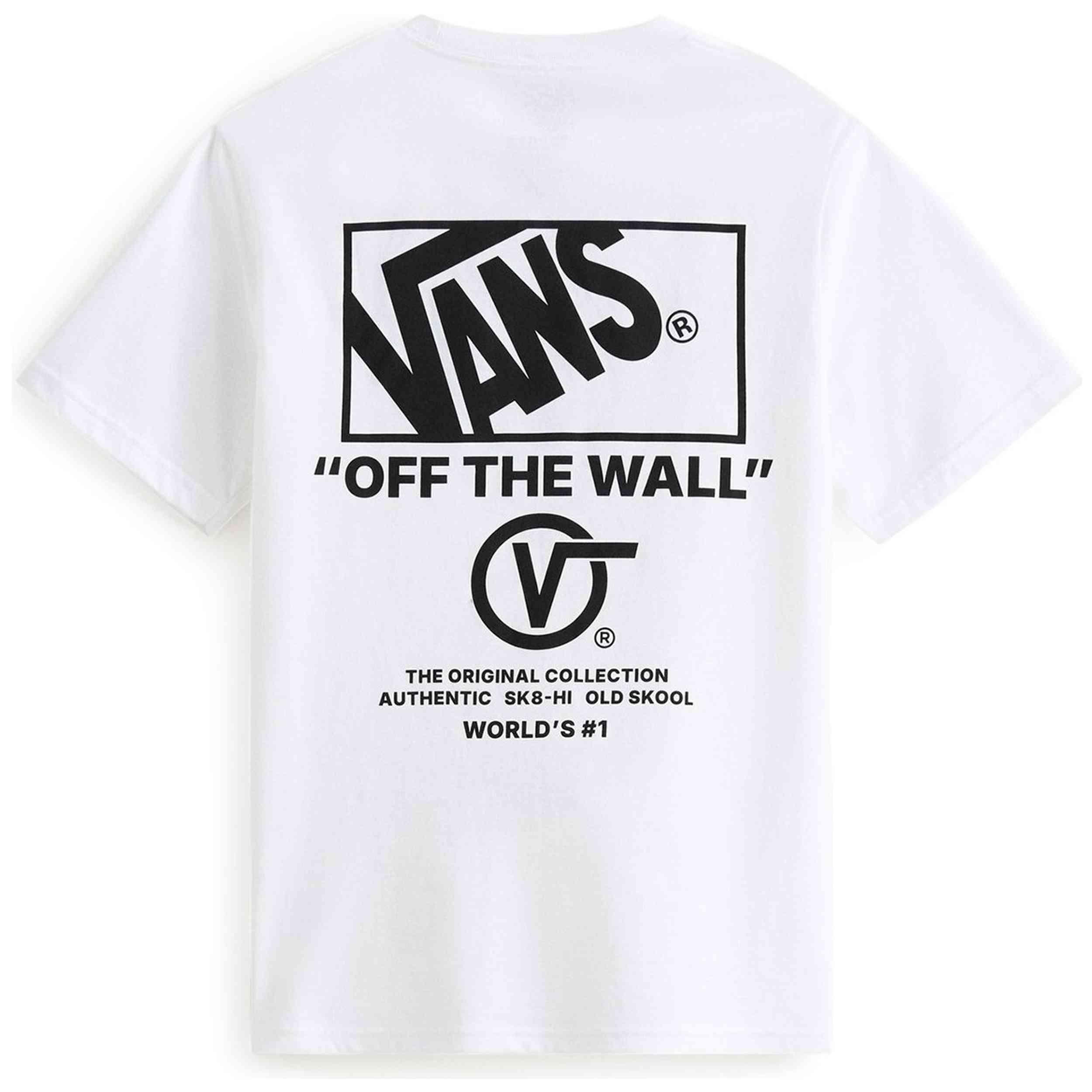 T-shirt met korte mouwen Vans model Stacked Hi SS White voor mannen 2/3