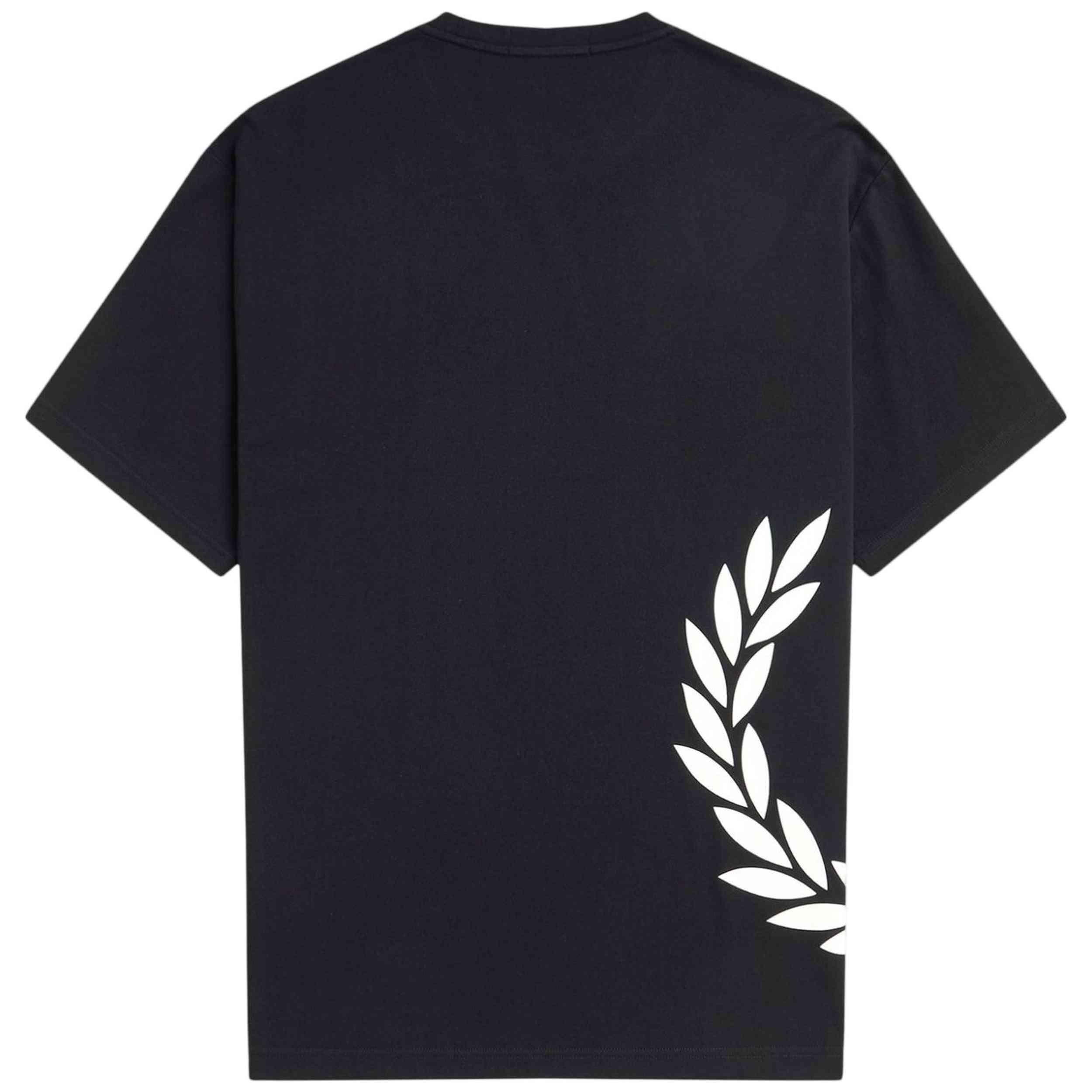 T-shirt met korte mouwen Fred perry model Textured Laurel Wreath T-S voor mannen 4/5