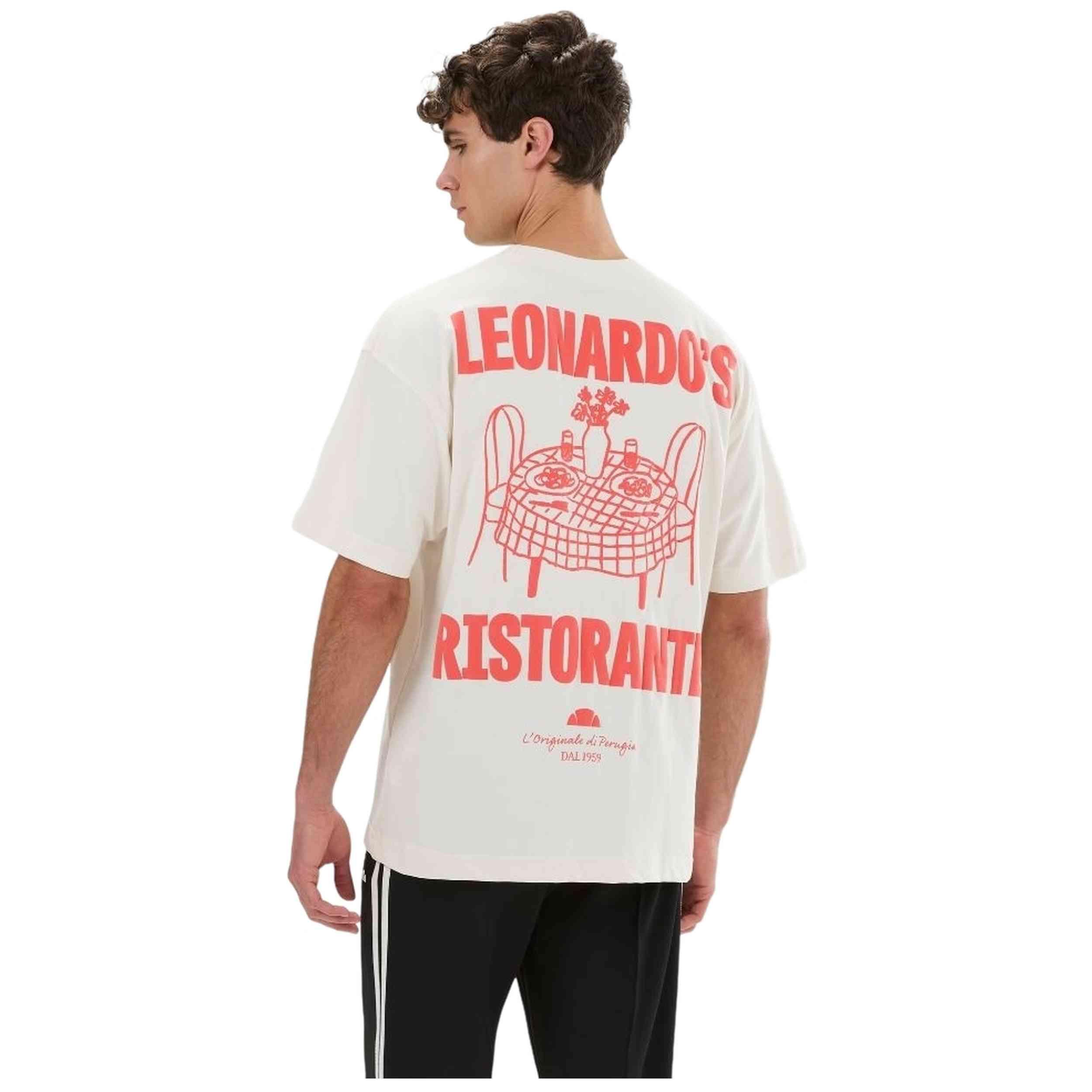 T-shirt met korte mouwen Ellesse model LEONARDOS TEE voor unisex 4/5