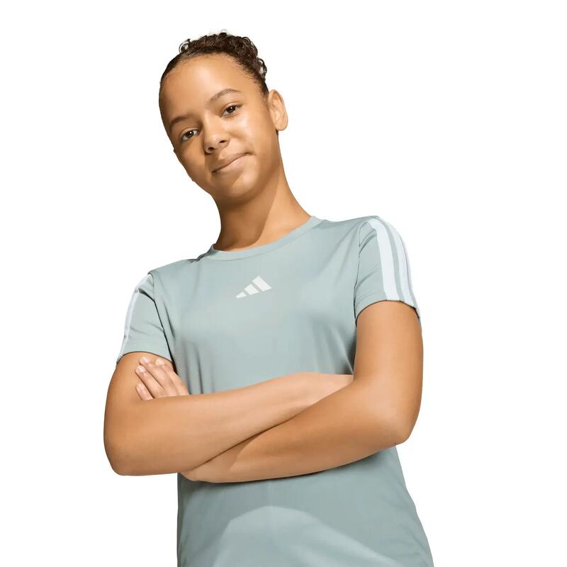 Tricou verde adidas pentru fată KB6821