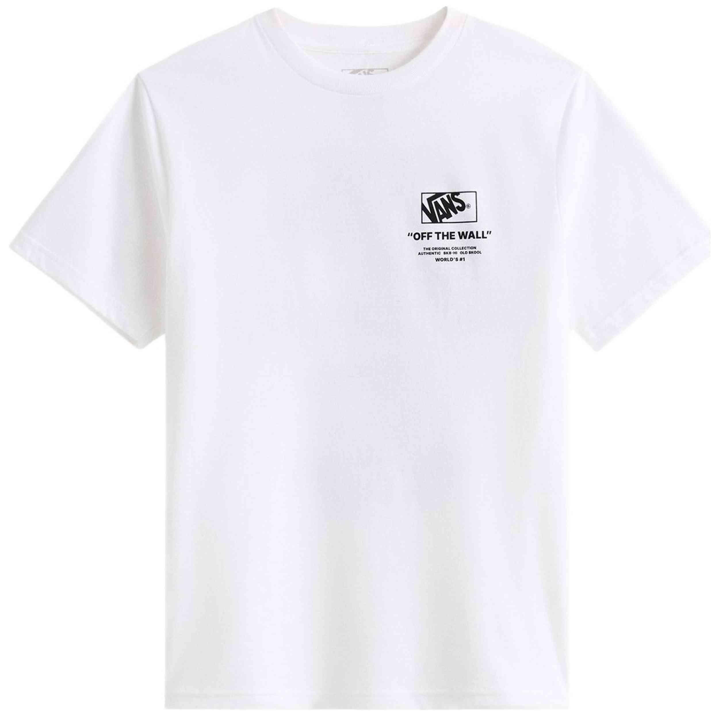 T-shirt met korte mouwen Vans model Stacked Hi SS White voor mannen 1/3
