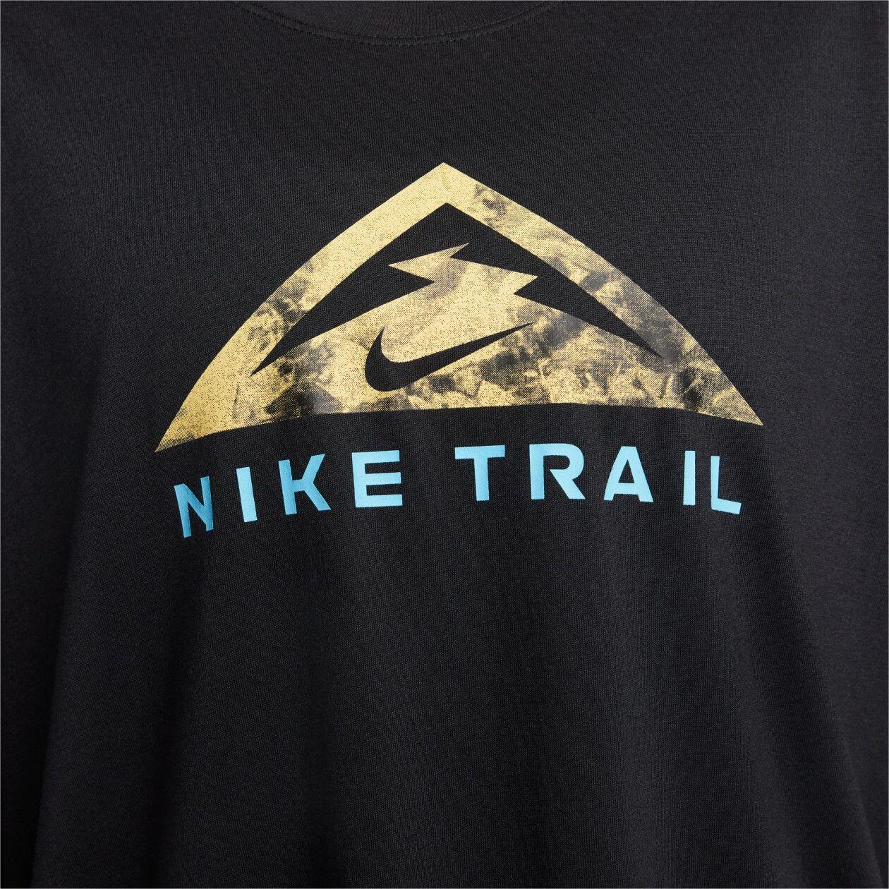Nike Dri-Fit Trail T-Shirt Damen Schwarz 5/6