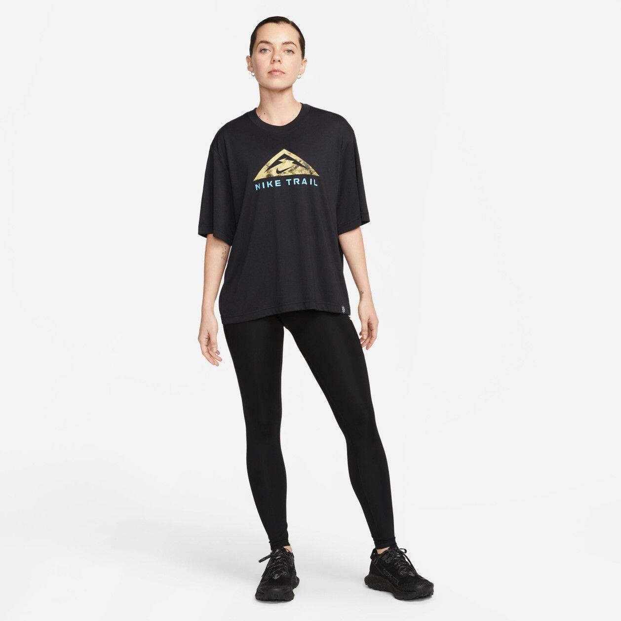 Nike Dri-Fit Trail T-Shirt Damen Schwarz 4/6