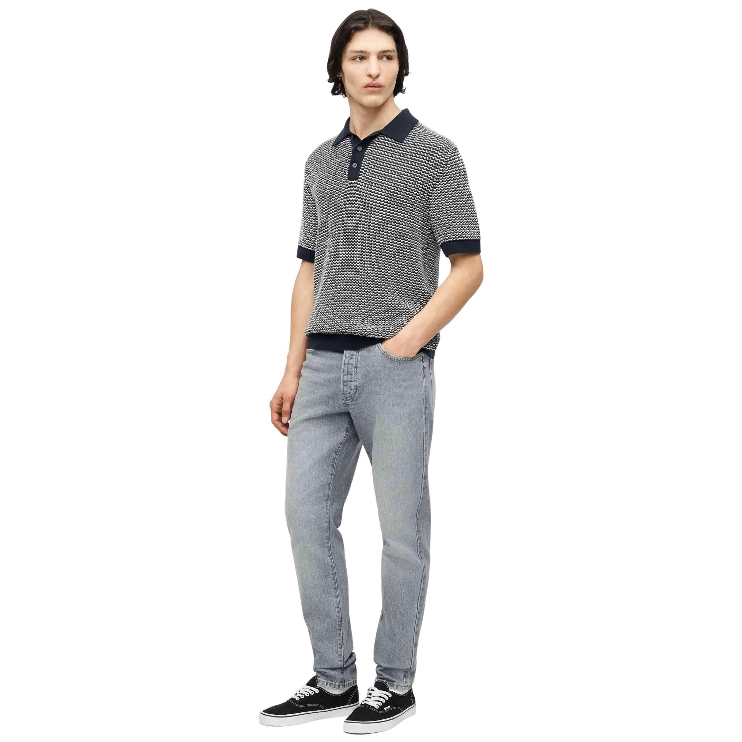 Maglia a maniche corte Jack&jones modello 12291058-NAVY per uomini 3/5