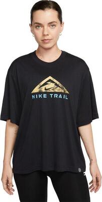 Nike dri-fit trail t-shirt dames zwart