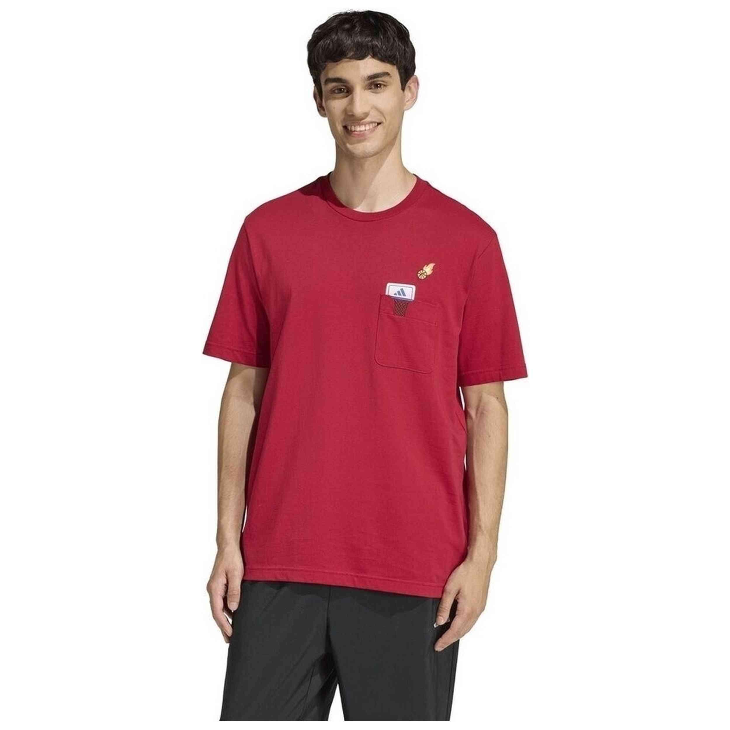 Camiseta de manga corta Adidas modelo M MINI BBALL T para hombre 2/3