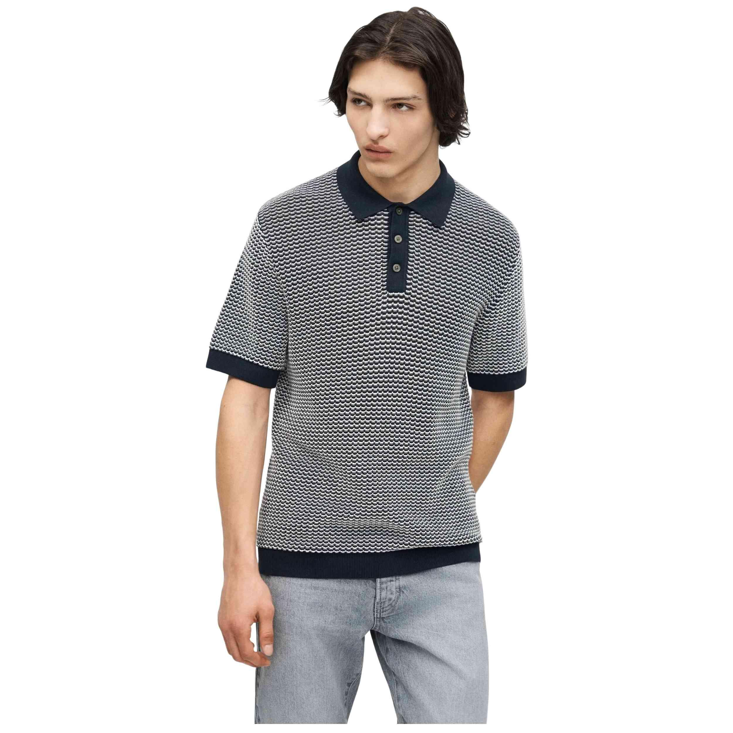 Maglia a maniche corte Jack&jones modello 12291058-NAVY per uomini 5/5