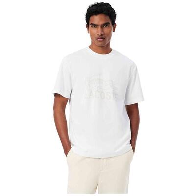 T-shirt met korte mouwen lacoste model th1427-00-001 tee shirt voor mannen
