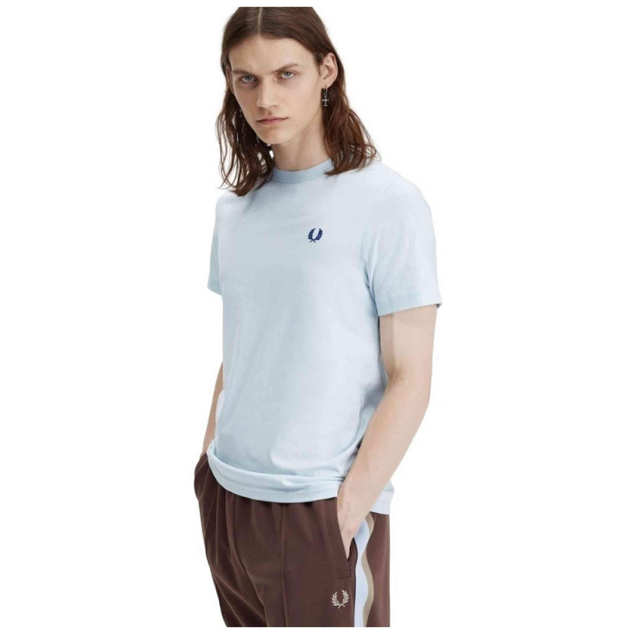 T-shirt met korte mouwen Fred perry model Crew Neck T-Shirt voor mannen 2/5
