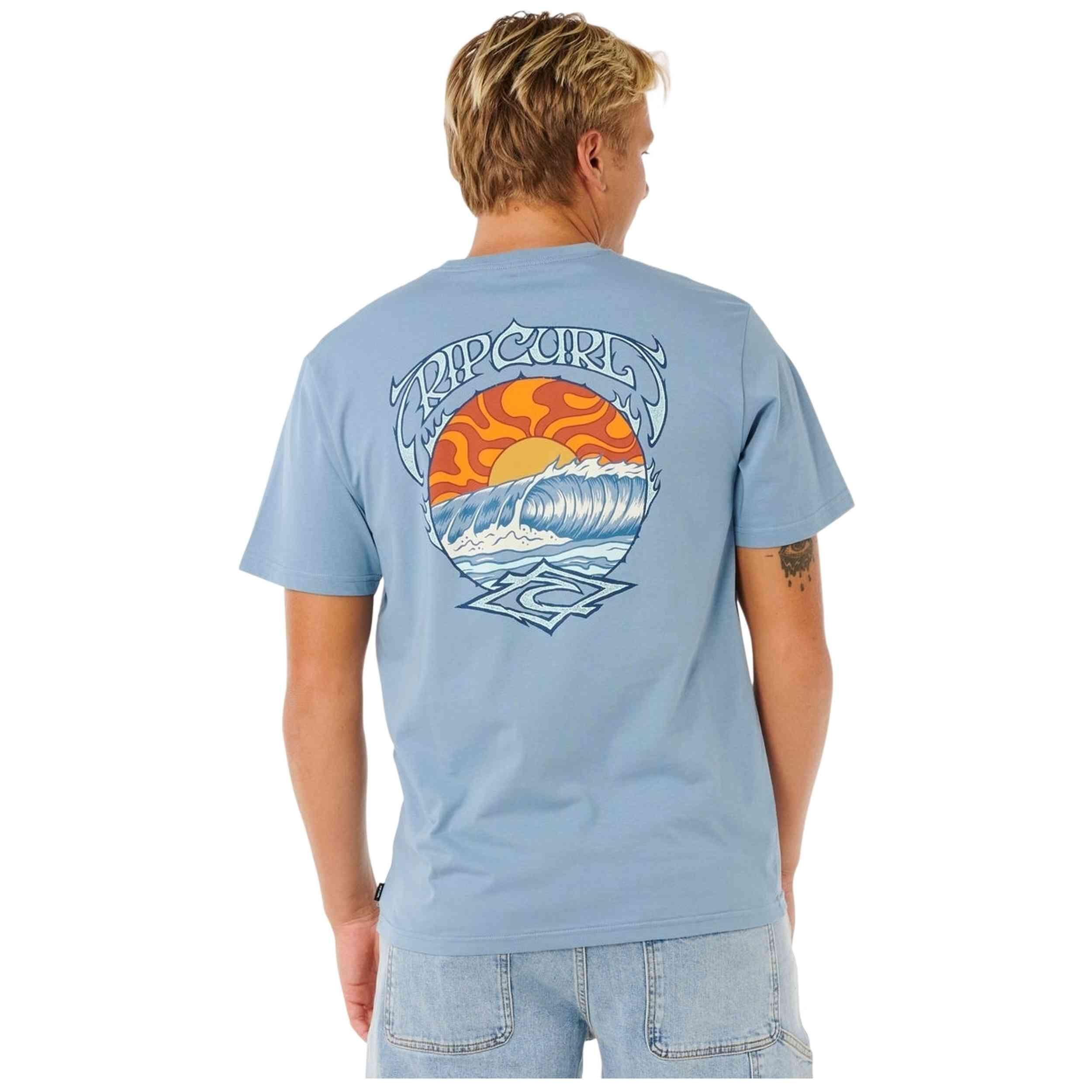 T-shirt Rip curl modèle Hazey Days Relaxed Tee pour homme 3/4