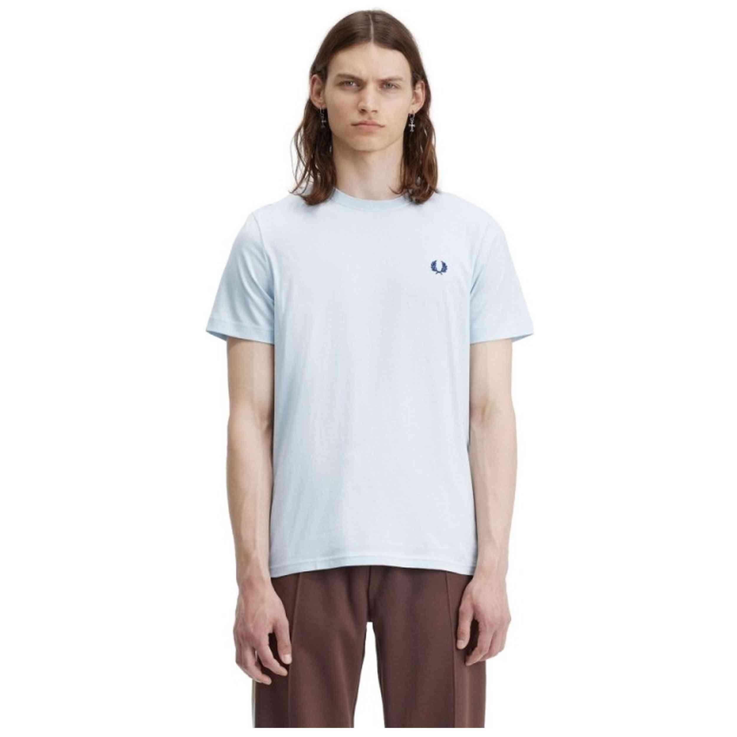 T-shirt met korte mouwen Fred perry model Crew Neck T-Shirt voor mannen 5/5