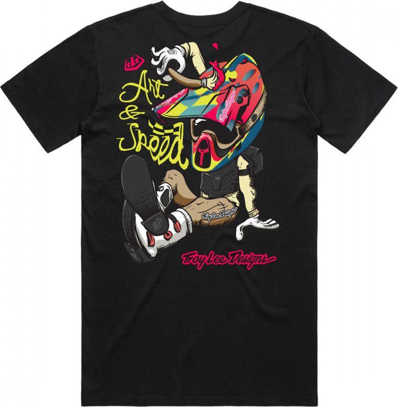 T-Shirt Manches Courtes Troy Lee Designs Heritage Noir 2/2