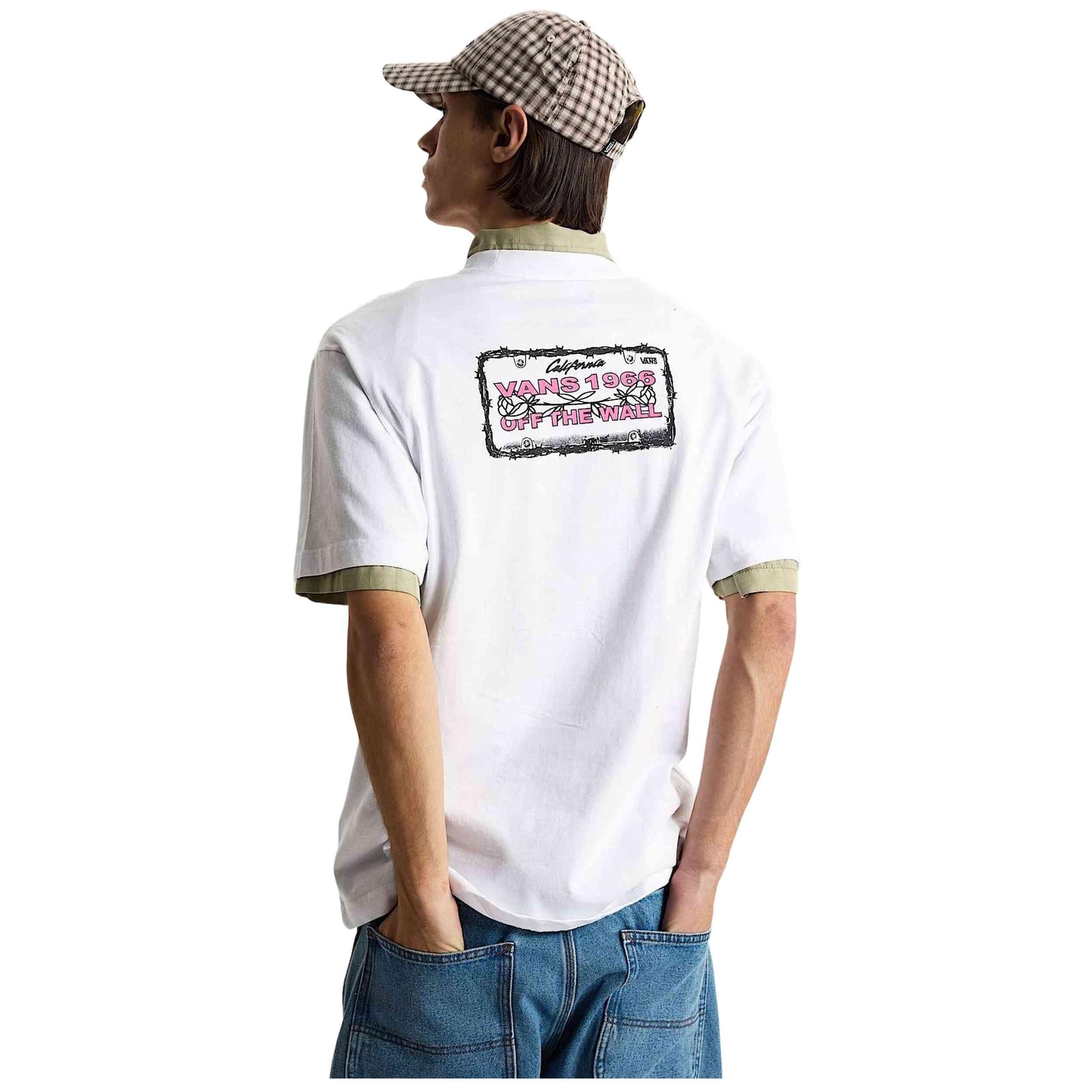 T-shirt met korte mouwen Vans model BARB PLATE LOOSE SS TEE voor mannen 4/5