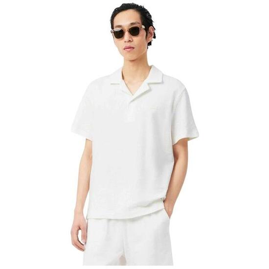 T-shirt met korte mouwen Lacoste model Polo Lacoste Classic Fit Text voor mannen