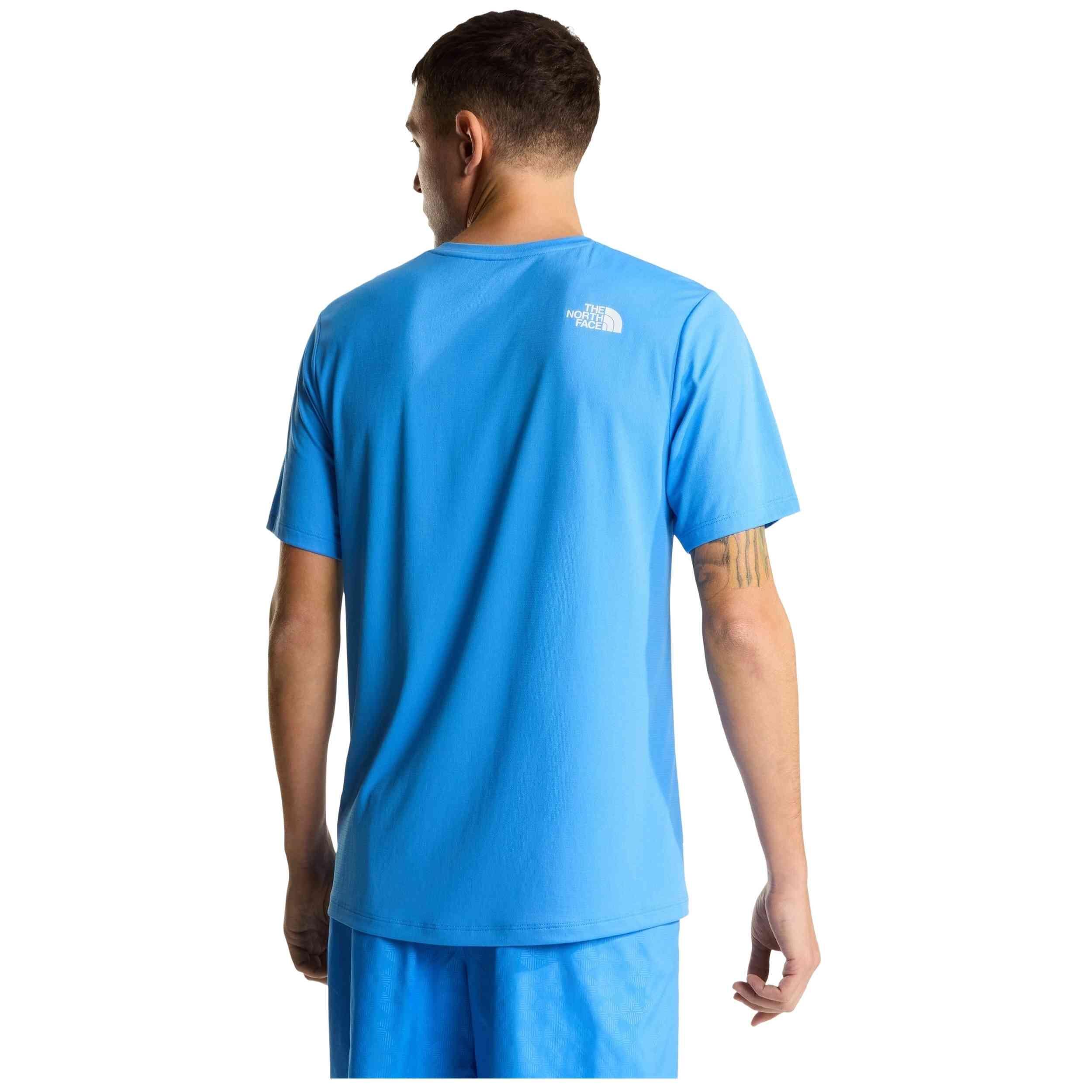 T-shirt The north face modèle M 24/7 S/S TEE REG MARINA BLUE pour homme 3/5