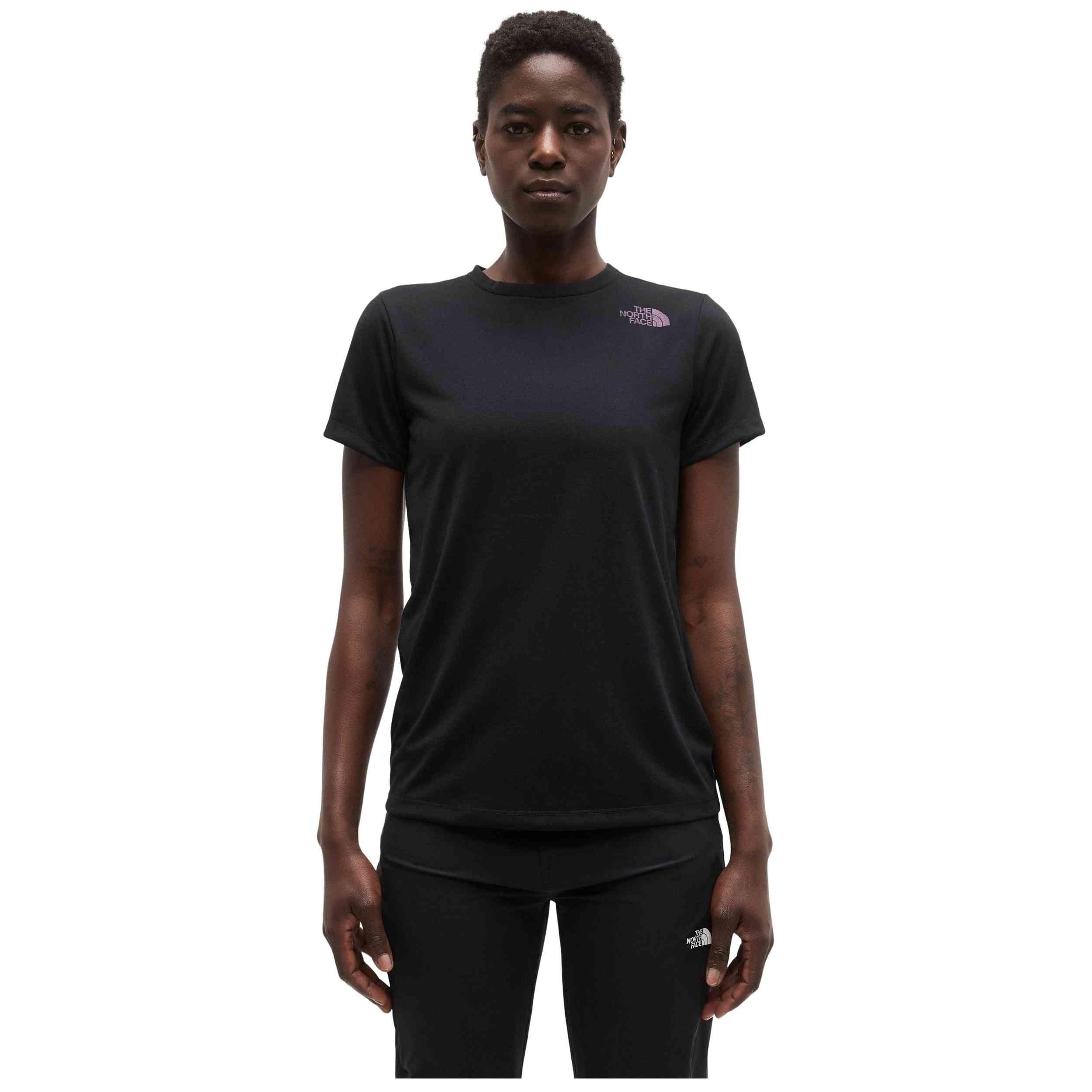 T-shirt met korte mouwen The north face model W BITMAP LOGO SHORT S voor vrouwen 4/5