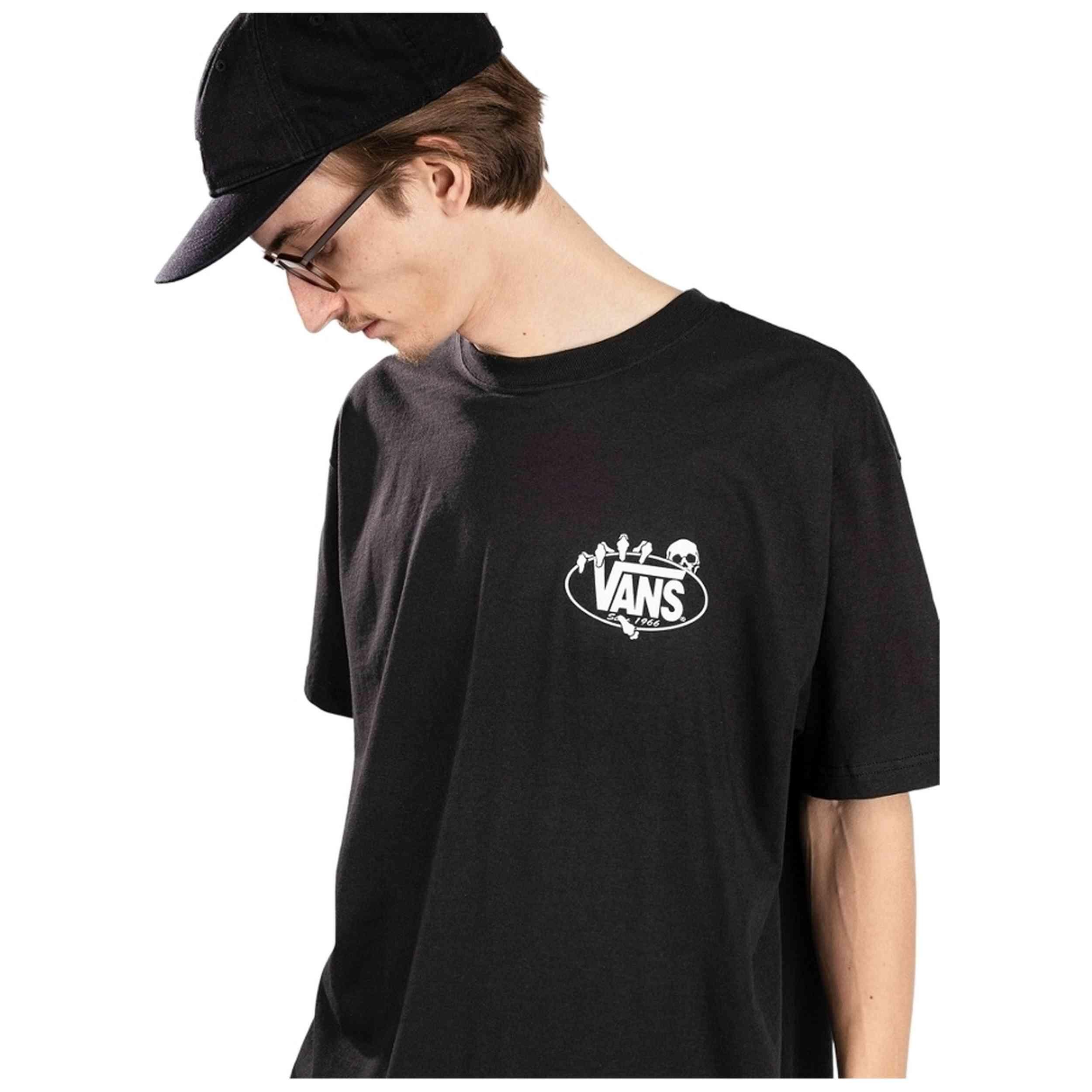 T-shirt met korte mouwen Vans model Show Off SS Tee Black voor mannen 3/5