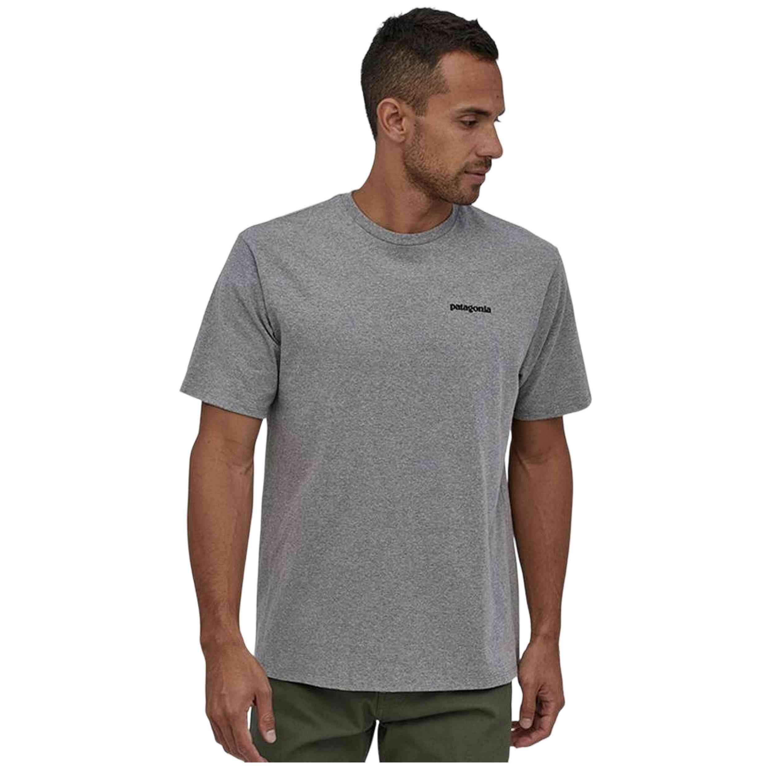 T-shirt Patagonia modèle P-6 Logo Responsibili-Tee pour homme 2/4