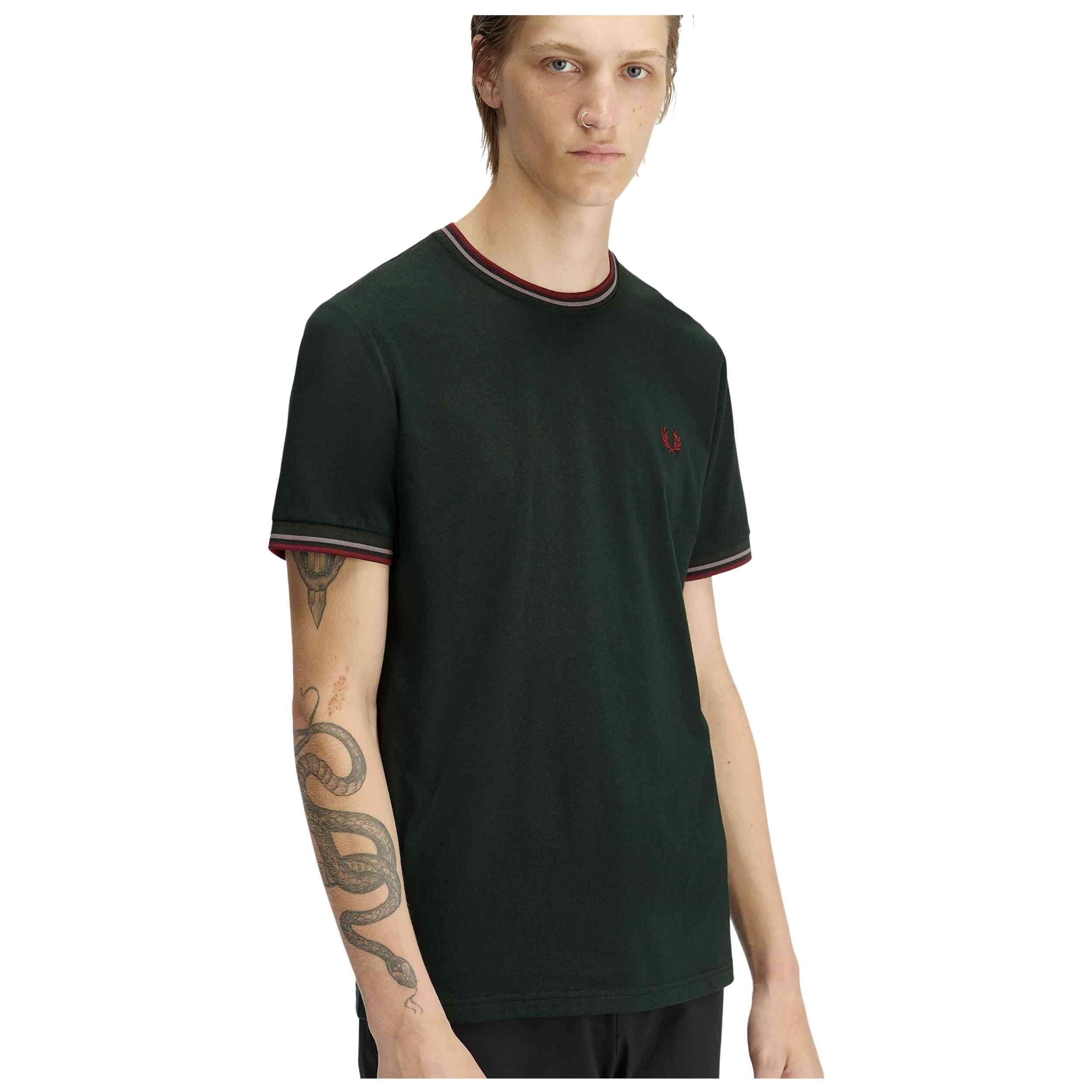 T-shirt met korte mouwen Fred perry model M1588-85A voor mannen 3/5