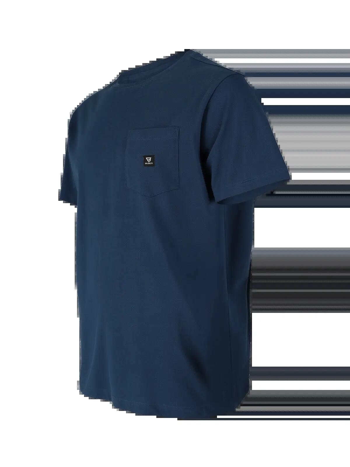Axle-N Heren T-shirt Mode Regular fit Crewneck Blue 3/7