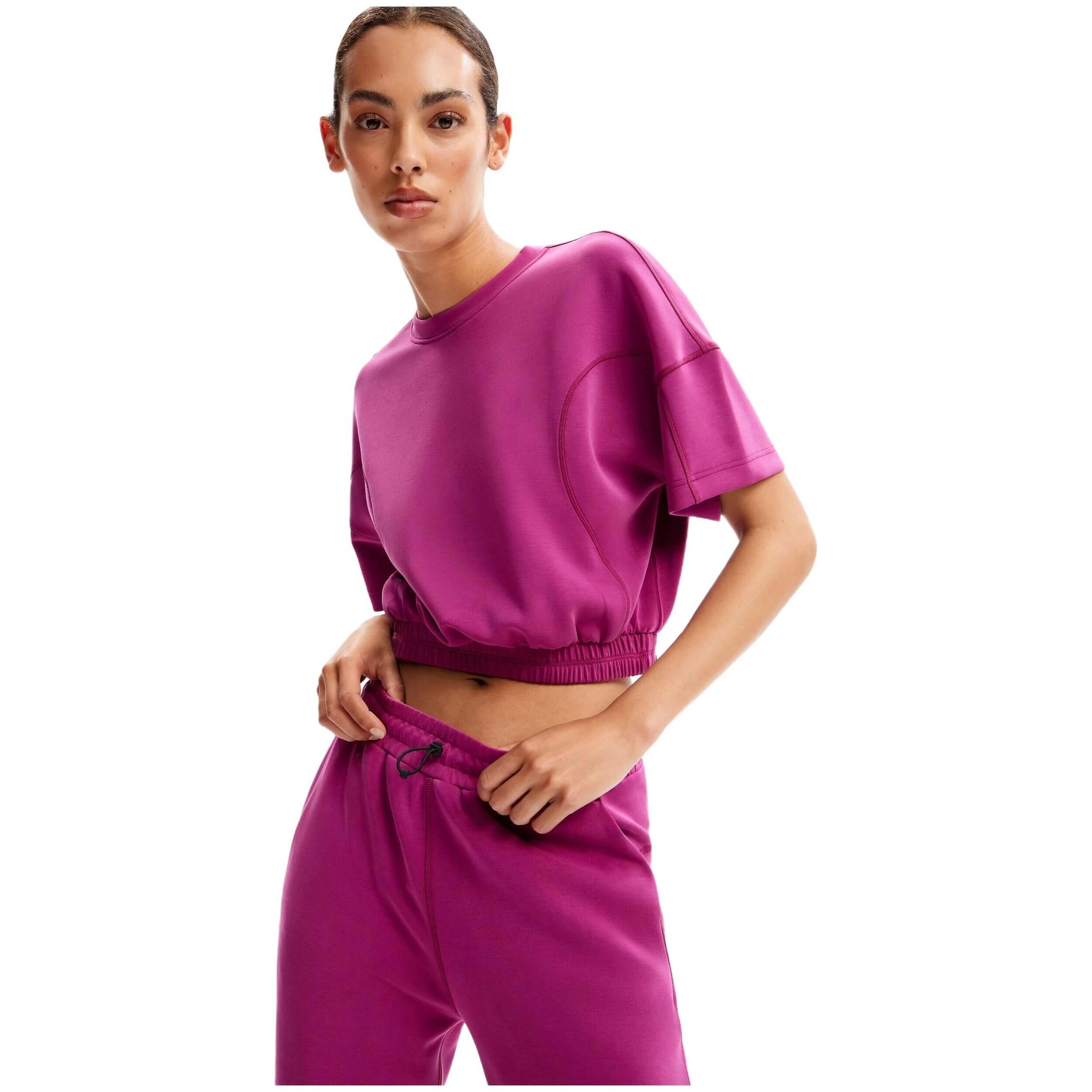 T-shirt met korte mouwen Desigual model 23WWTKBK-ROSA voor vrouwen 2/4