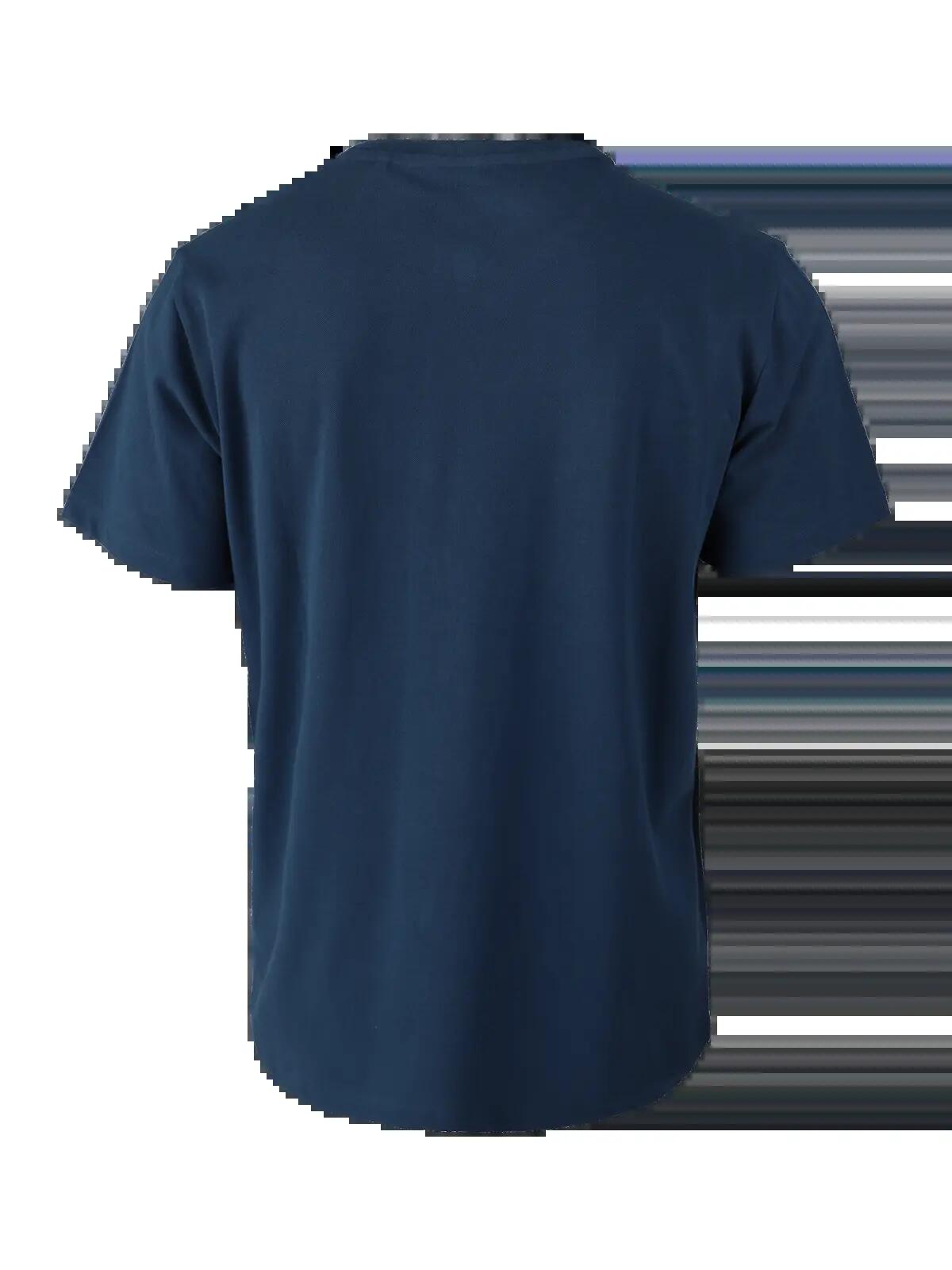 Axle-N Heren T-shirt Mode Regular fit Crewneck Blue 2/7