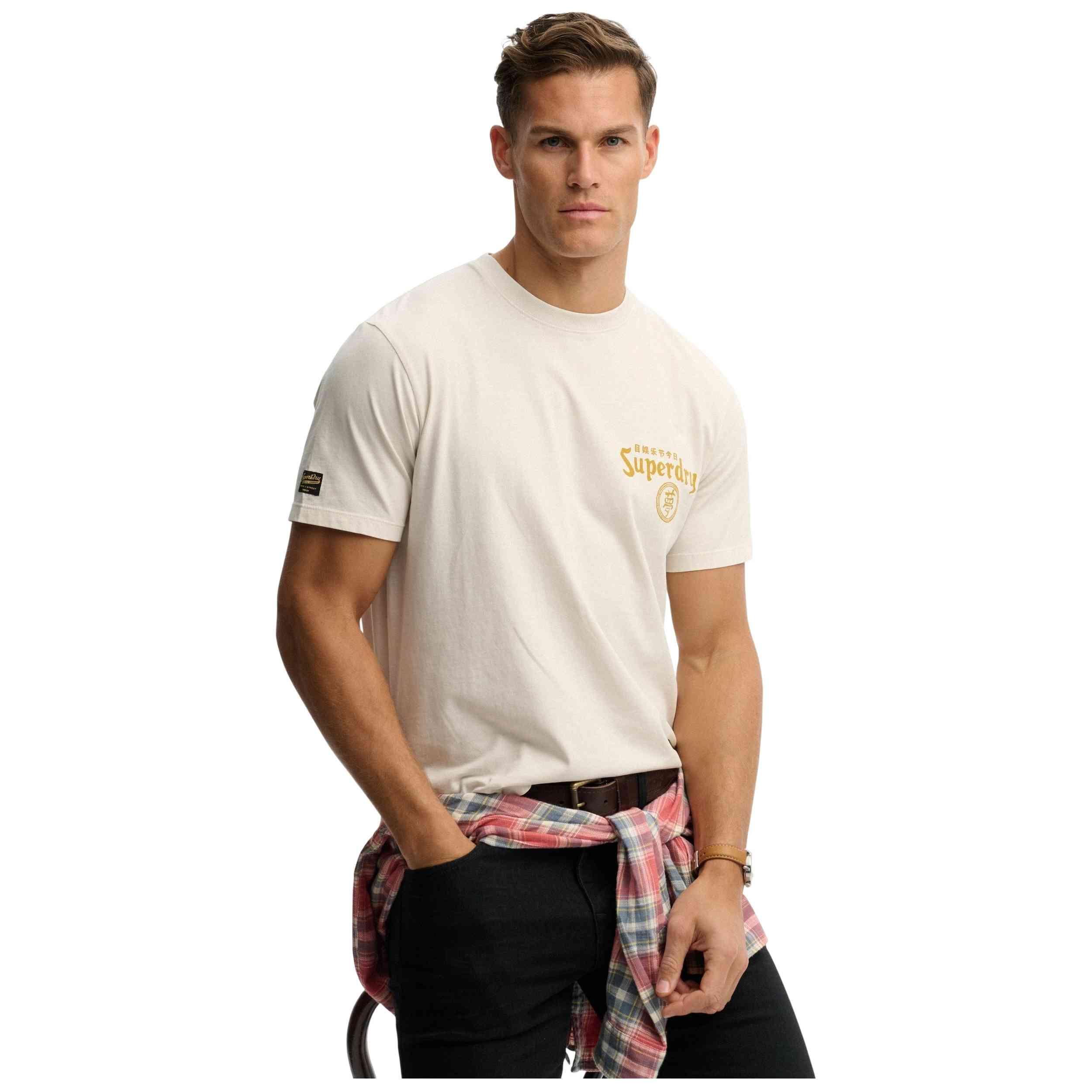 T-shirt met korte mouwen Superdry model TOKYO NARRATIVE LOOSE TEE voor mannen 4/4