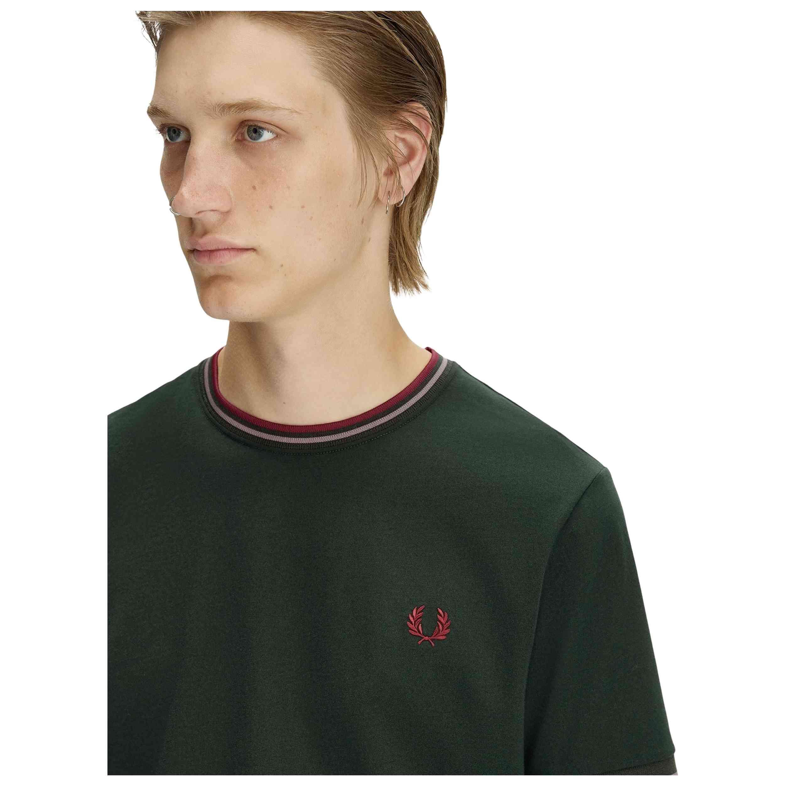 T-shirt met korte mouwen Fred perry model M1588-85A voor mannen 4/5