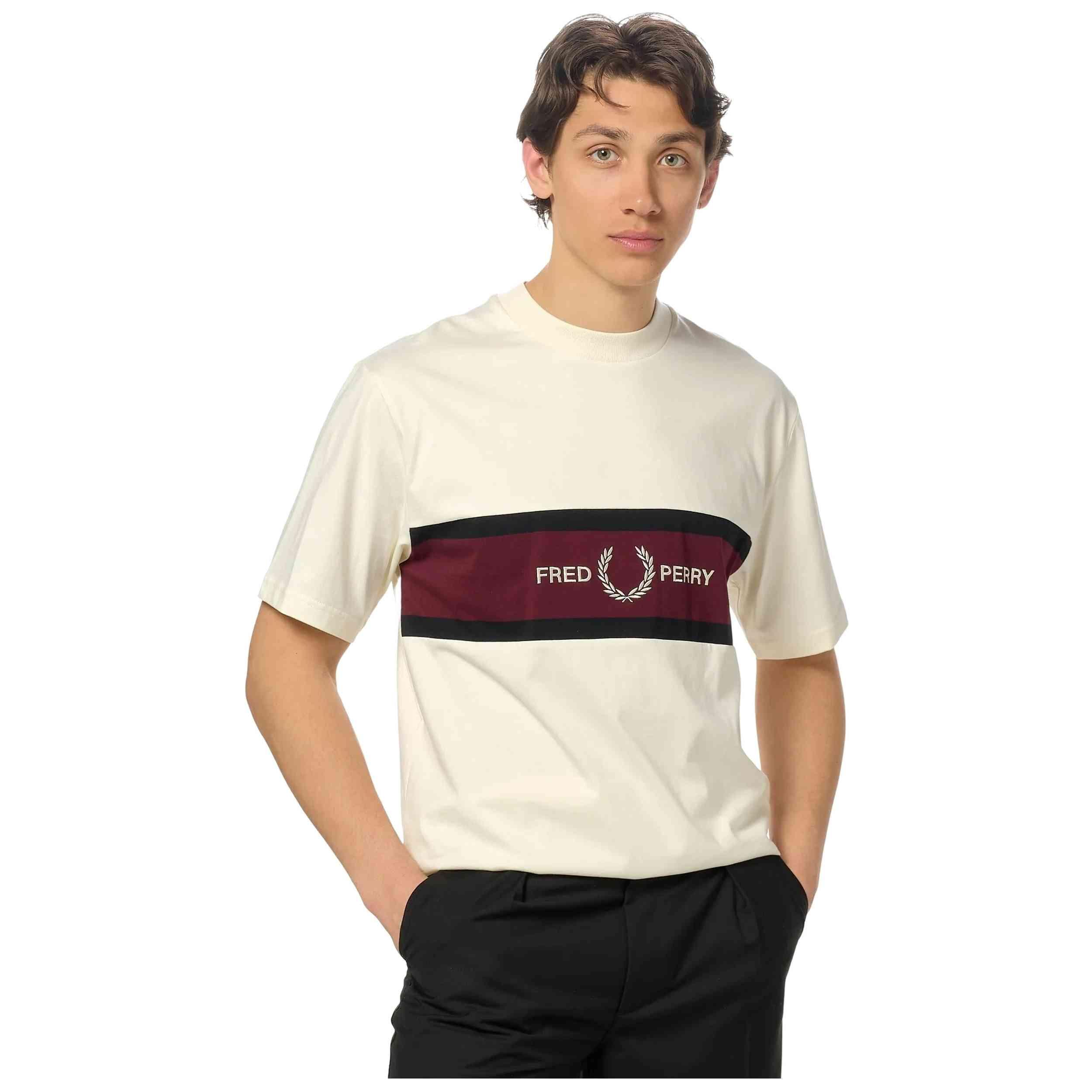 Maglia a maniche corte Fred perry modello M2405 per uomini 2/5