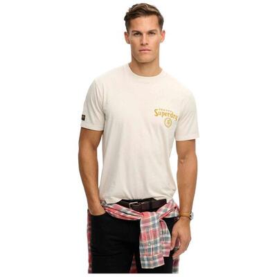 T-shirt met korte mouwen superdry model tokyo narrative loose tee voor mannen