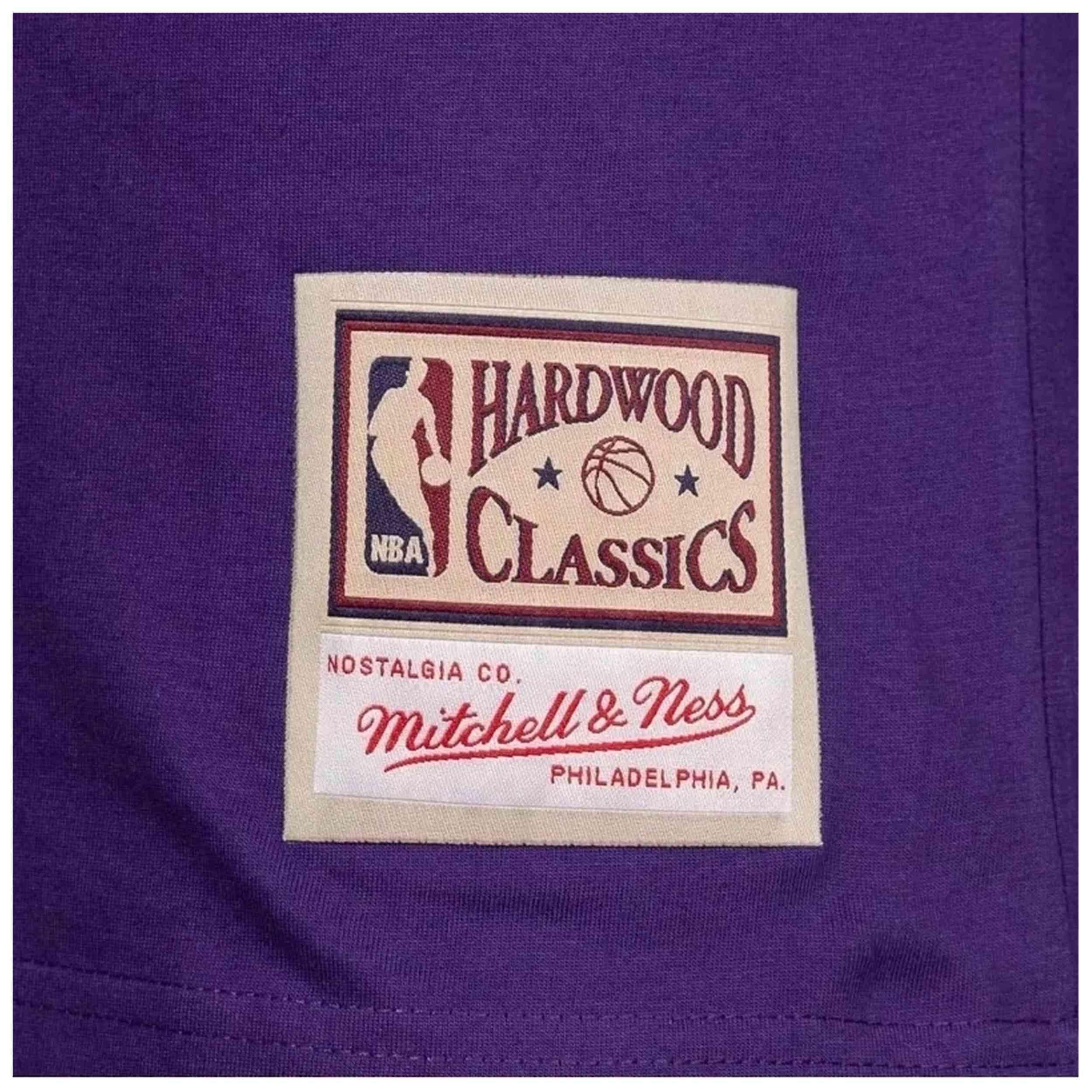 T-shirt met korte mouwen Mitchell & ness model BMTRINTL1074-TRAVCPUR voor unisex 3/5