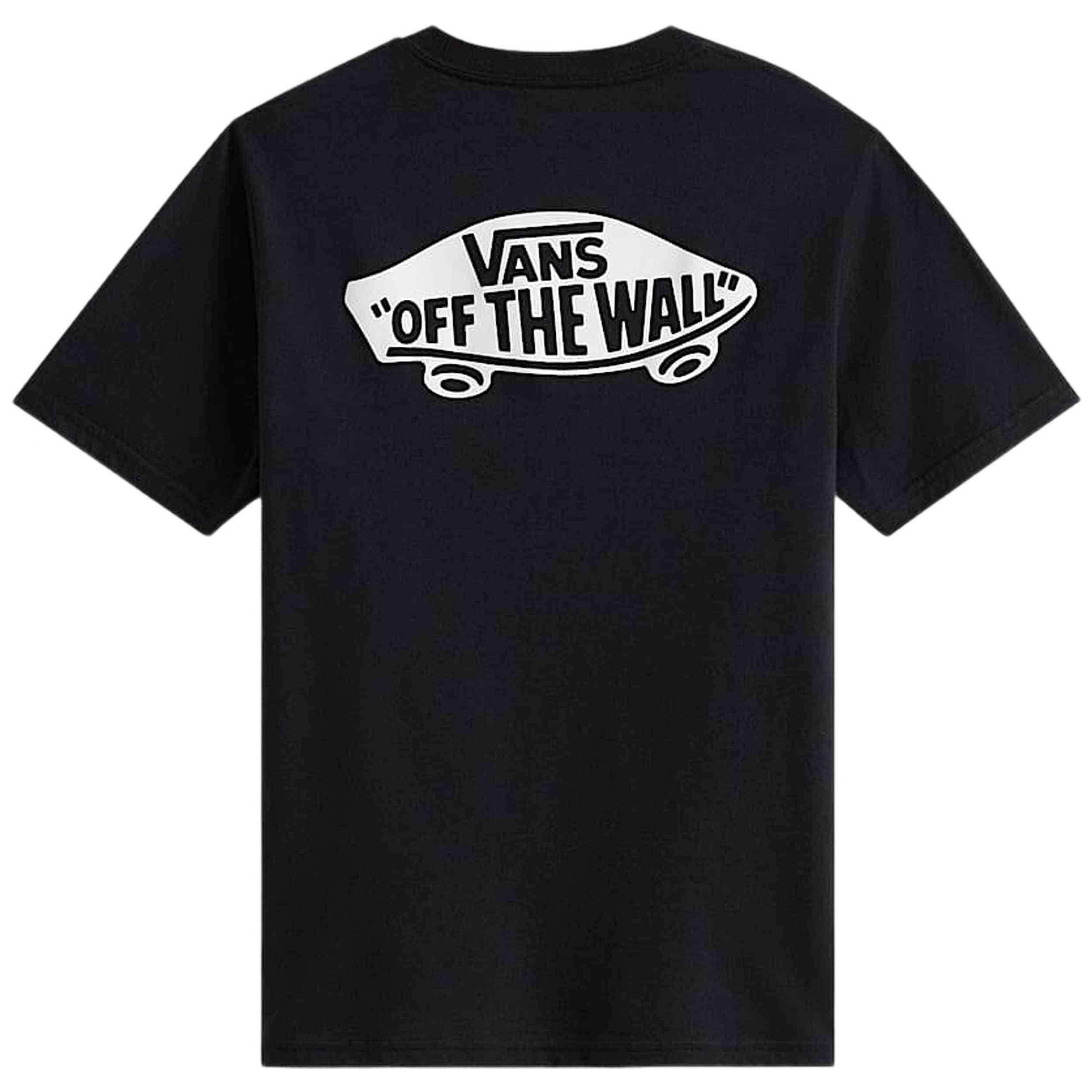 Camiseta de manga corta Vans modelo VN000T30BLK1 para niños unisex 2/5