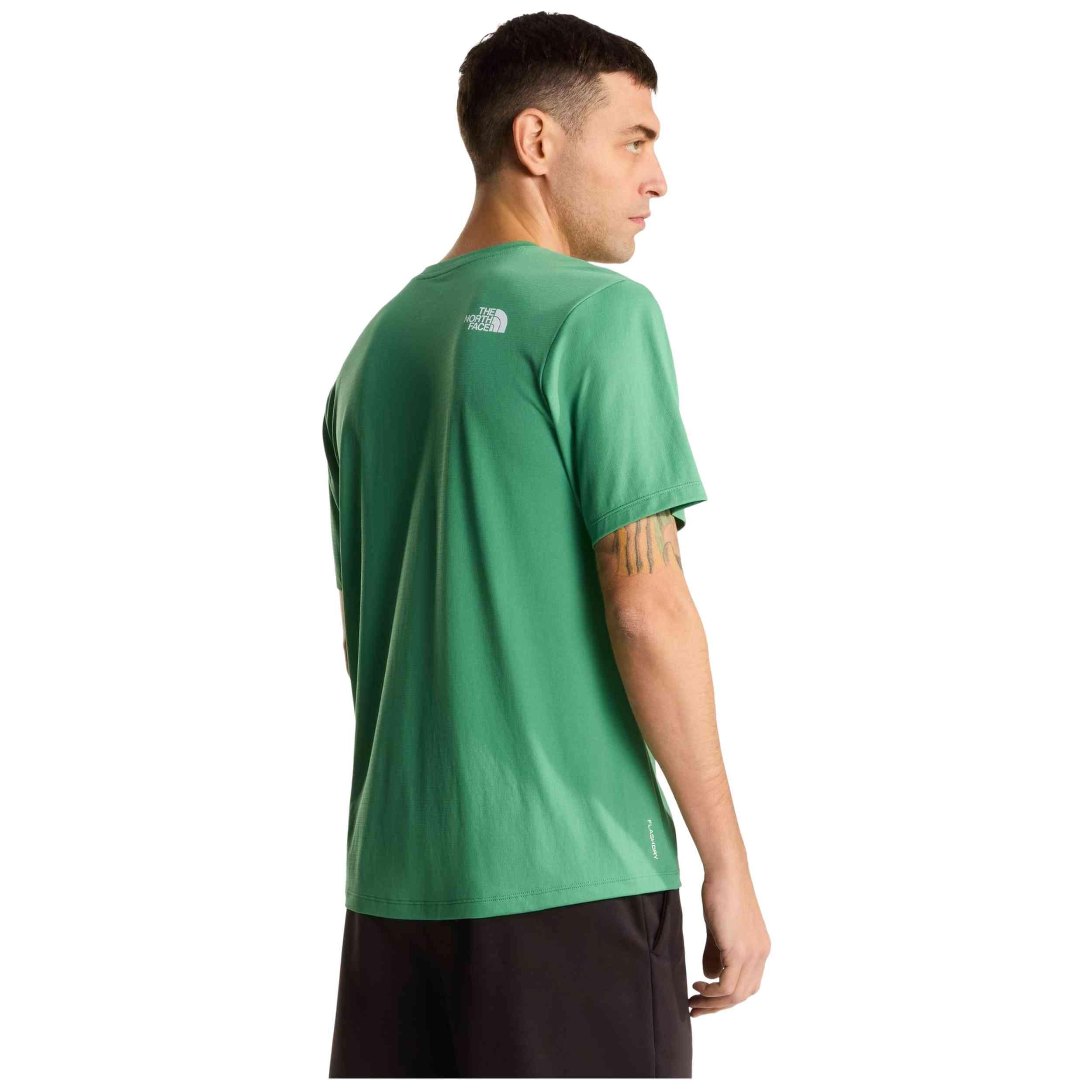 T-shirt met korte mouwen The north face model M 24/7 S/S TEE LOGO GR voor unisex 5/5