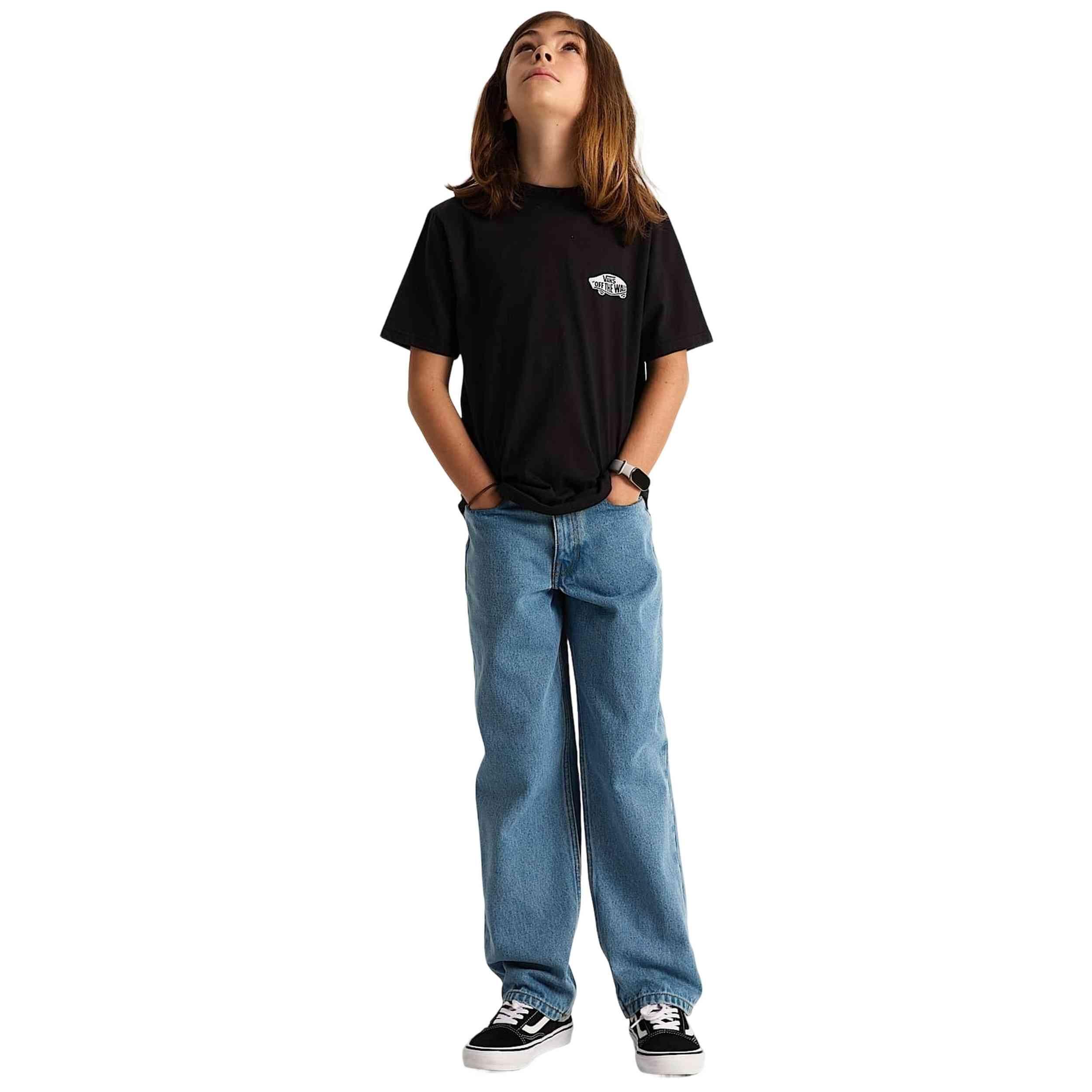 Camiseta de manga corta Vans modelo VN000T30BLK1 para niños unisex 5/5