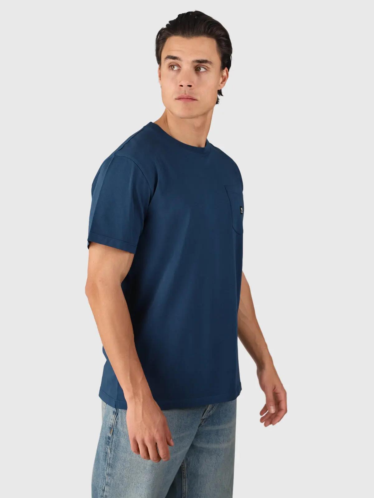 Axle-N Heren T-shirt Mode Regular fit Crewneck Blue 6/7